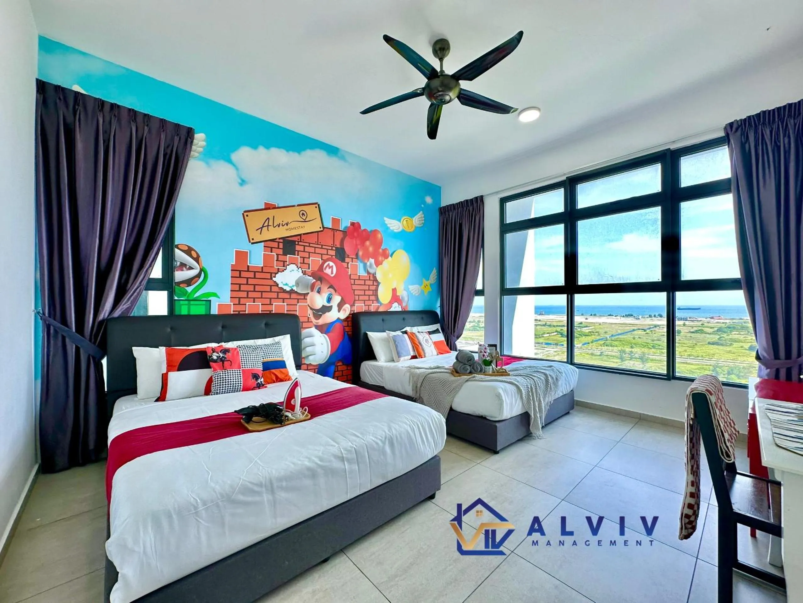 Bed in Atlantis Melaka I 5-11pax I 5min JonkerSt By Alviv Management