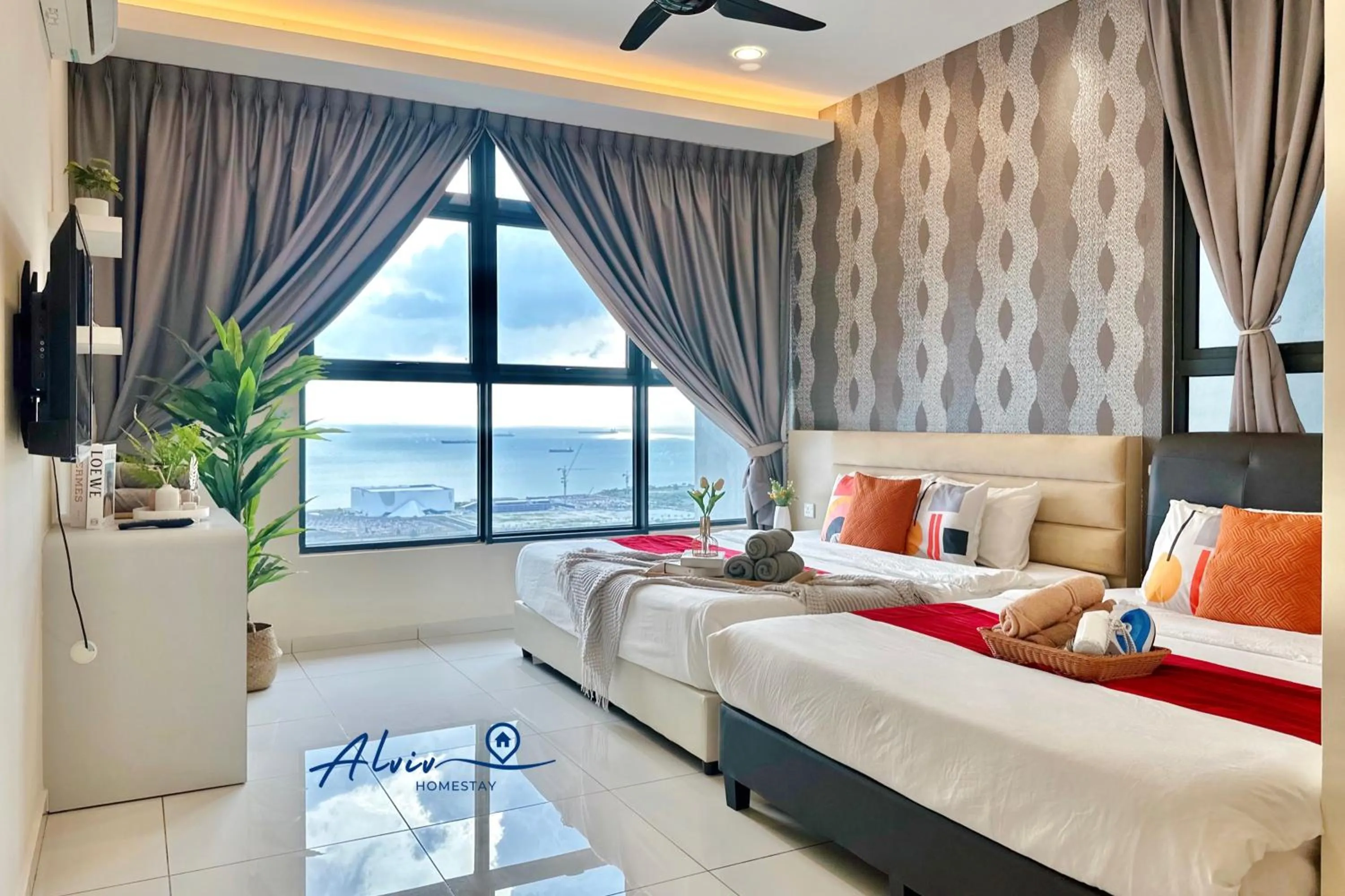 Bed in Atlantis Melaka I 5-11pax I 5min JonkerSt By Alviv Management