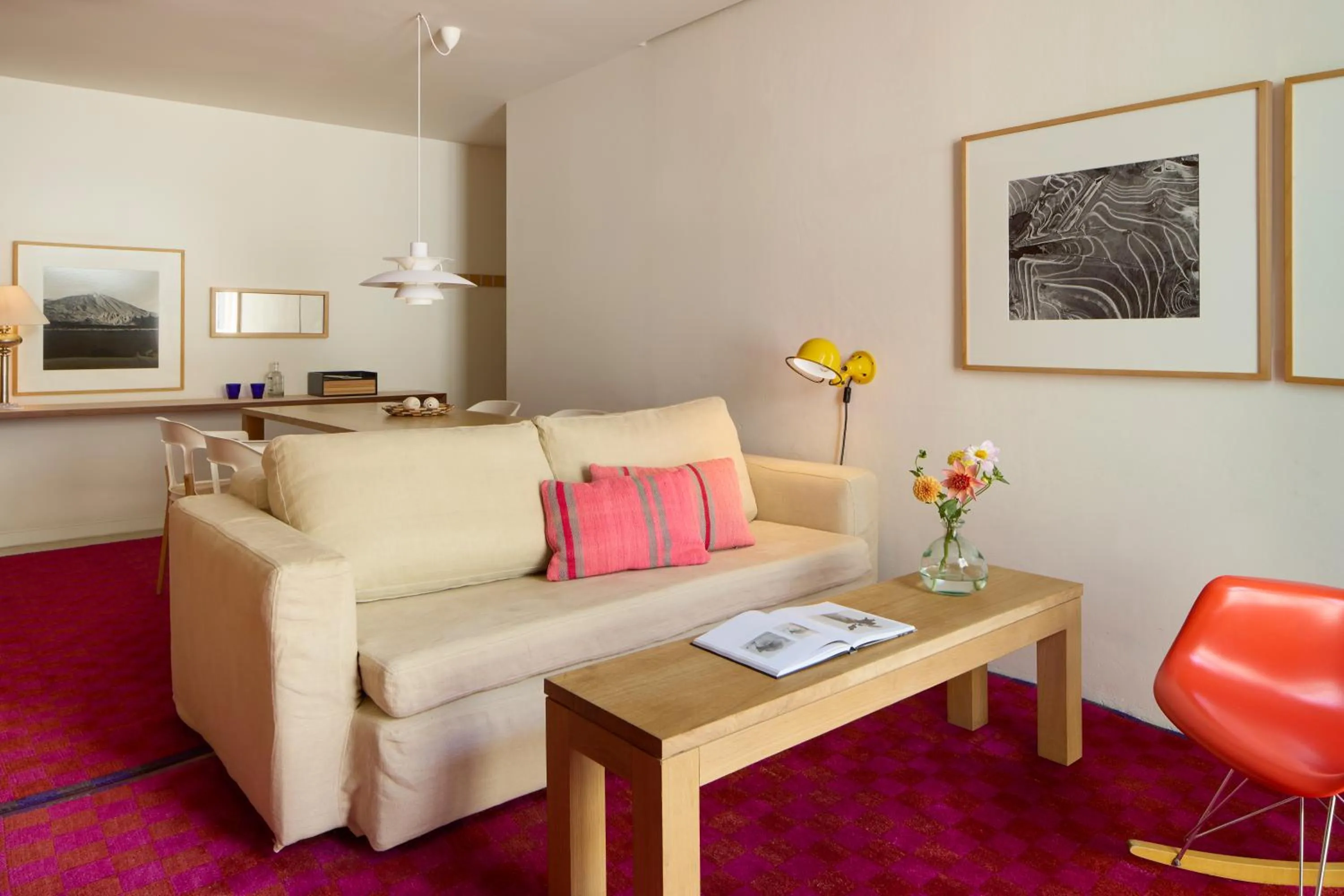 Living room in Hotel Neri – Relais & Chateaux