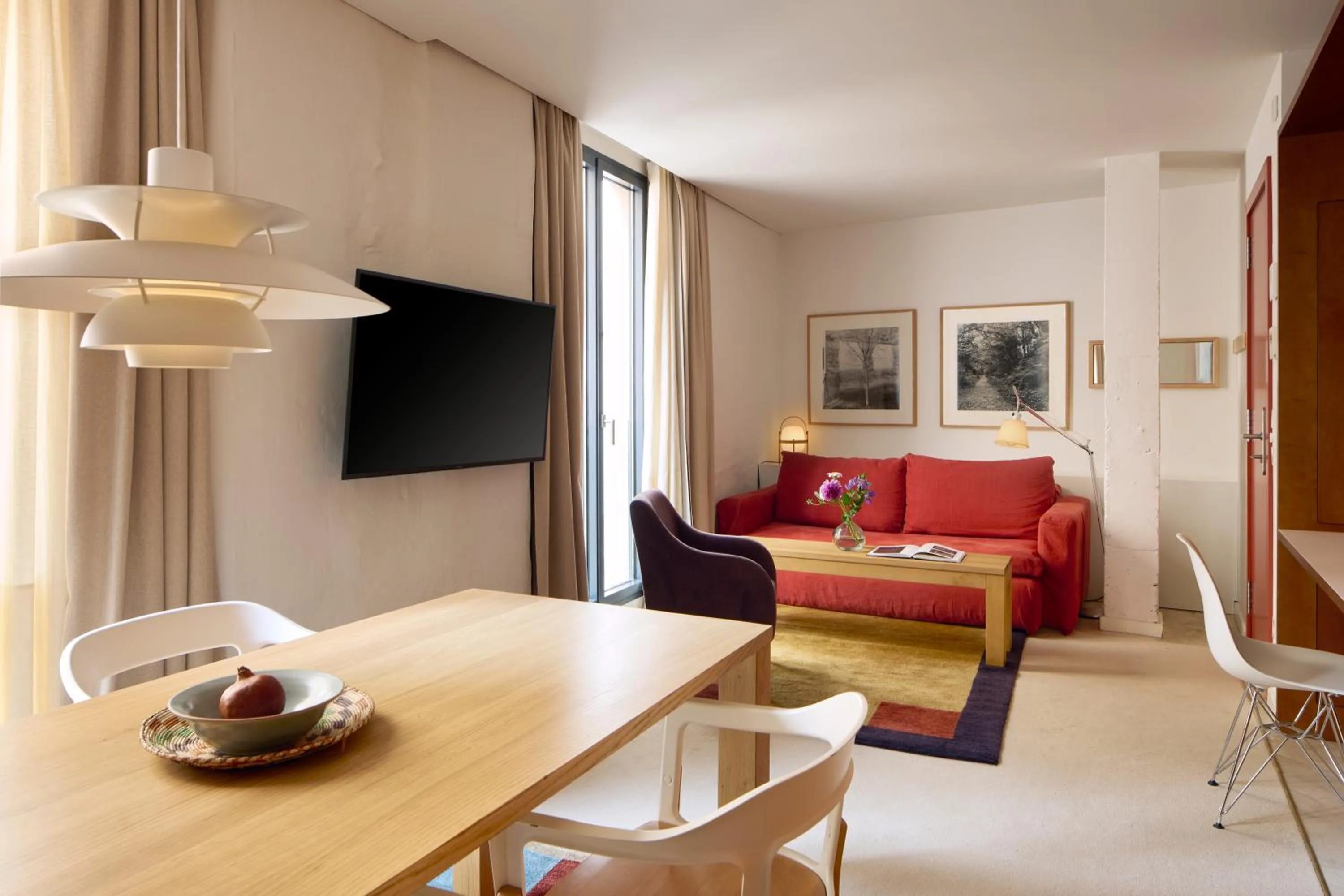 Living room in Hotel Neri – Relais & Chateaux