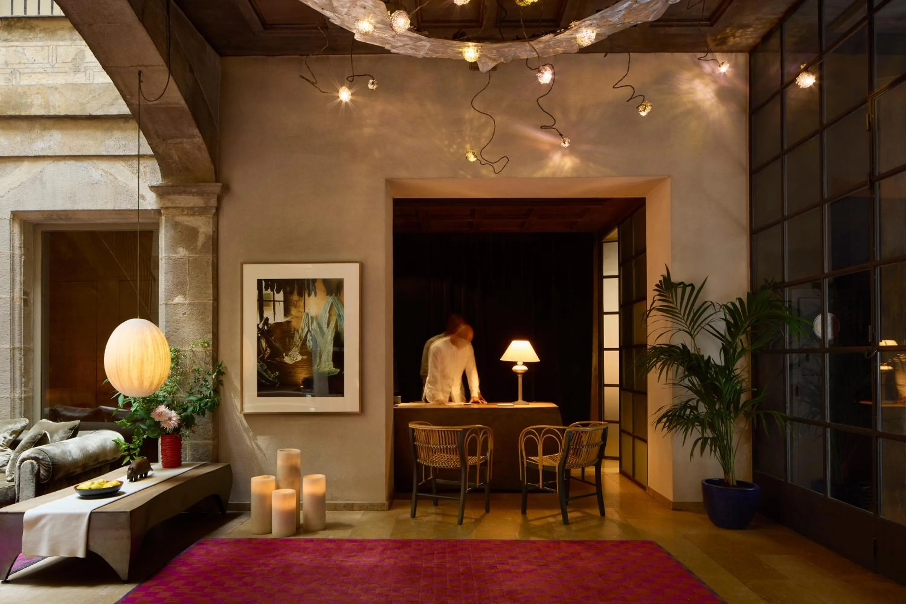 Lobby or reception in Hotel Neri – Relais & Chateaux