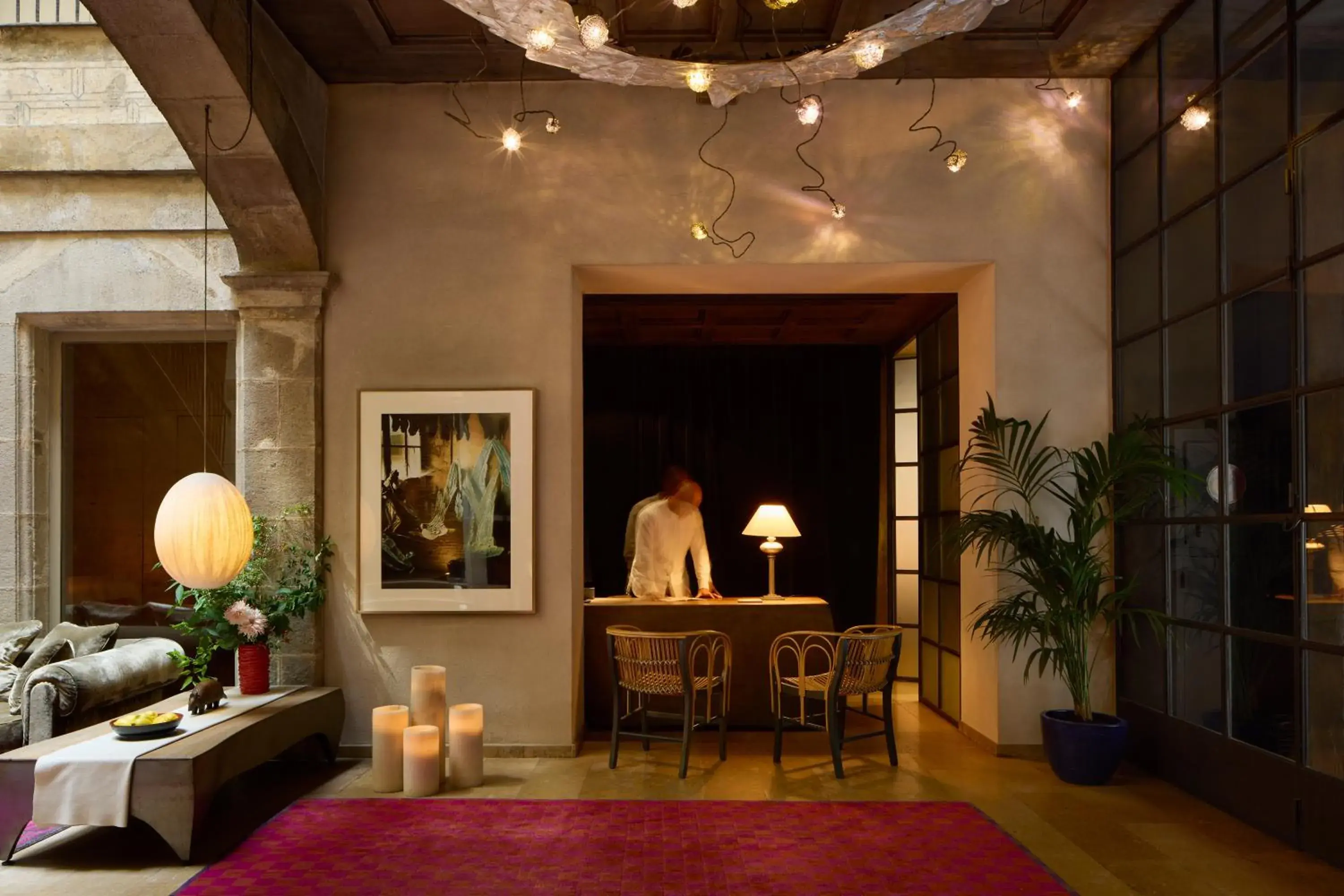 Lobby or reception in Hotel Neri – Relais & Chateaux Lobby or reception in Hotel Neri – Relais & Chateaux