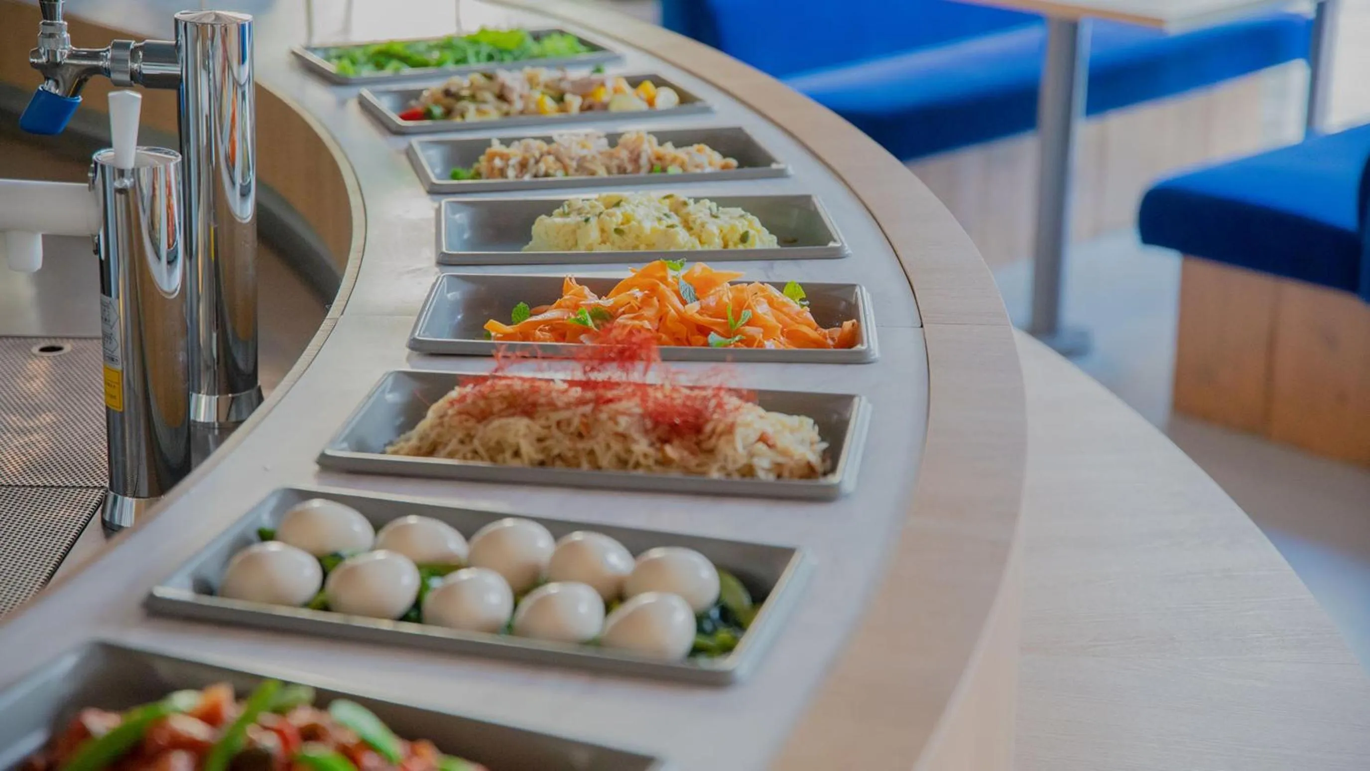 Buffet breakfast in JR-East Hotel Mets Shibuya