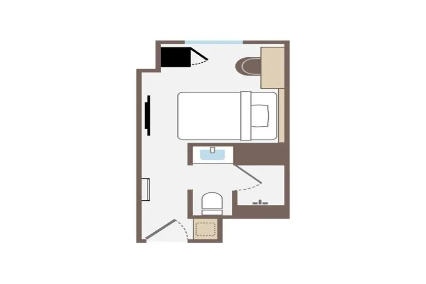 Floor plan in JR-East Hotel Mets Shibuya