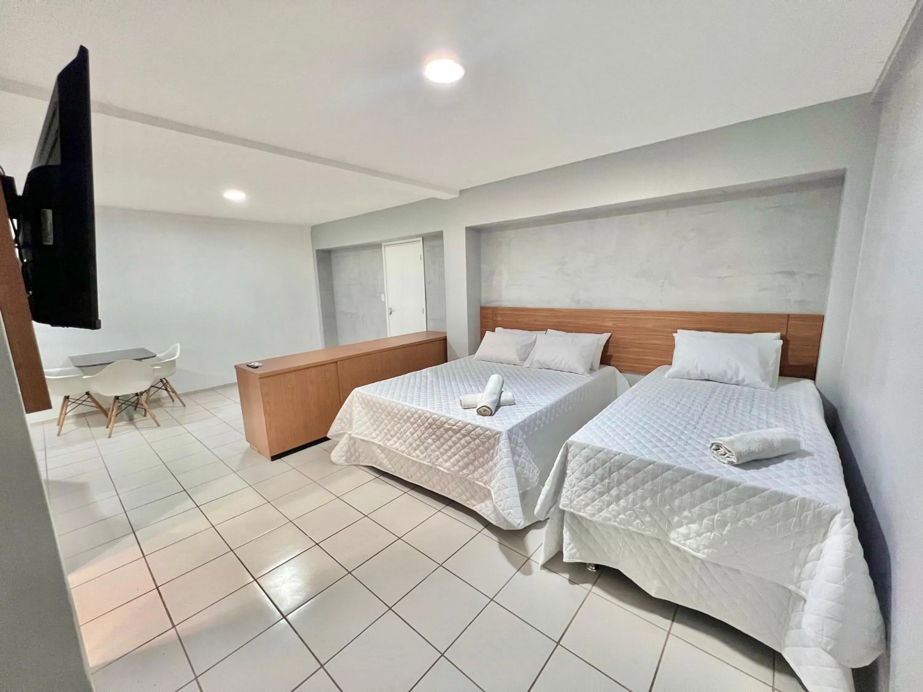 Bed in Pousada Mali em frente as Piscinas Naturais