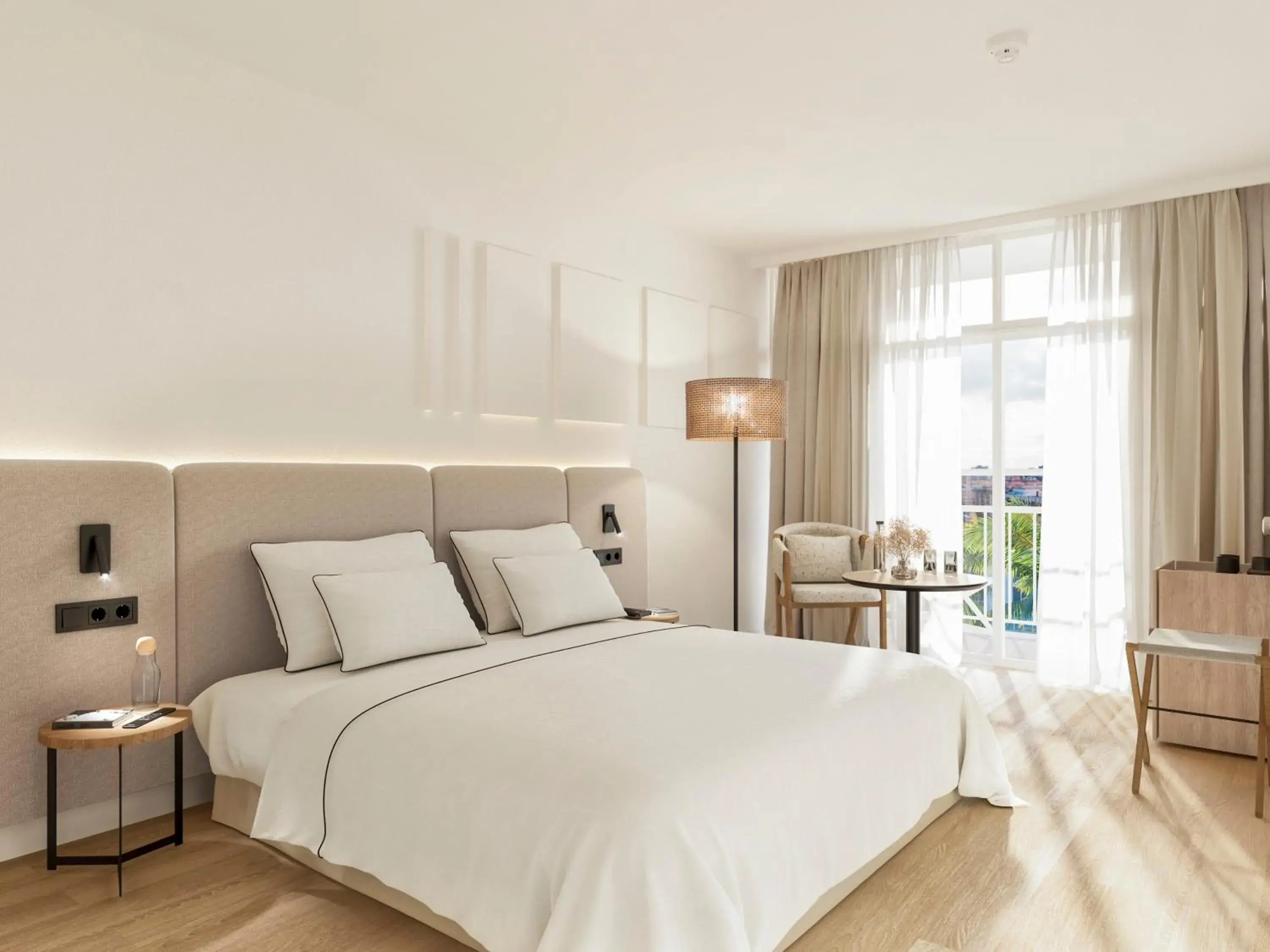 Bed in Meliá Lloret de Mar Bed in Meliá Lloret de Mar