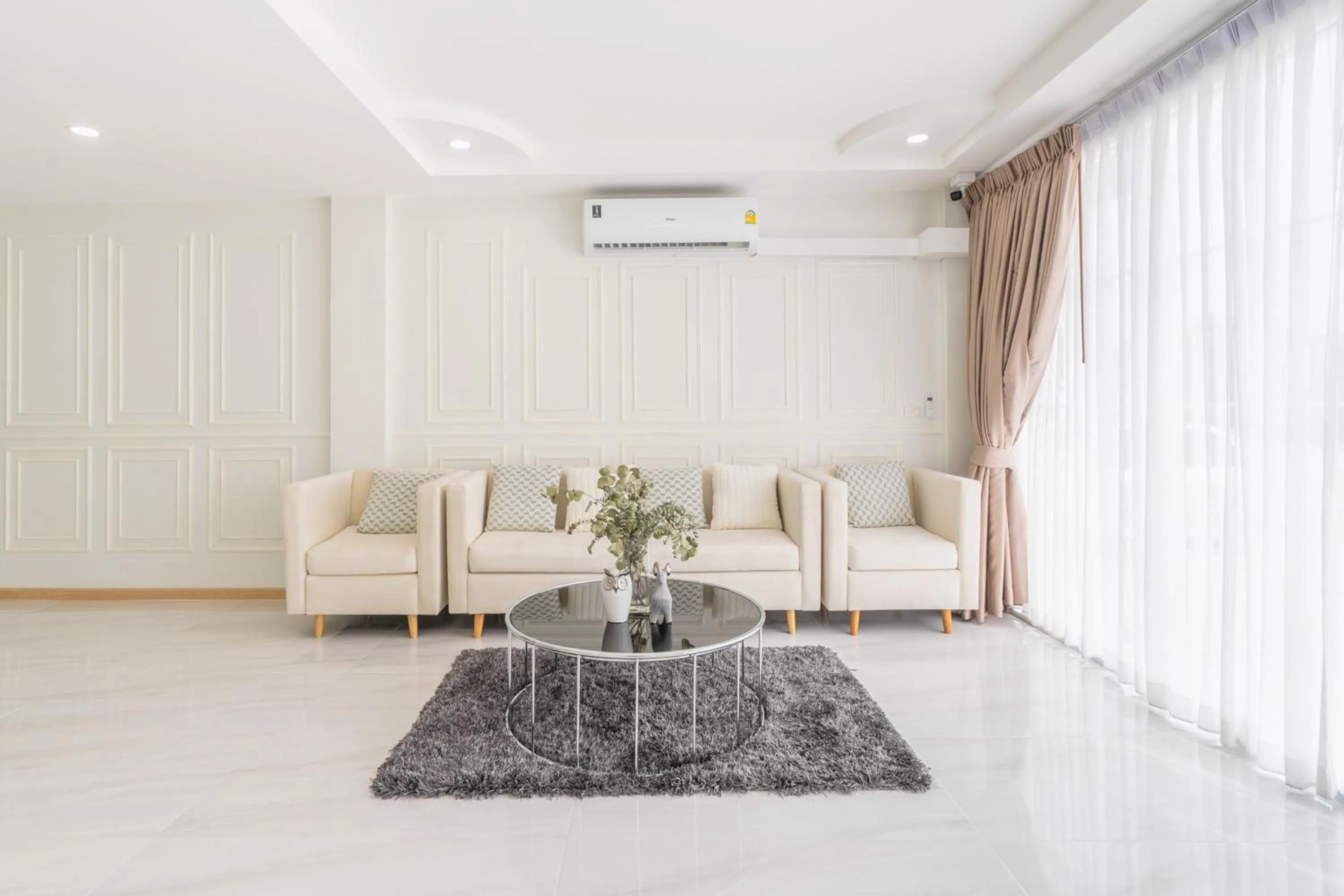 Seating area in The B Hostel