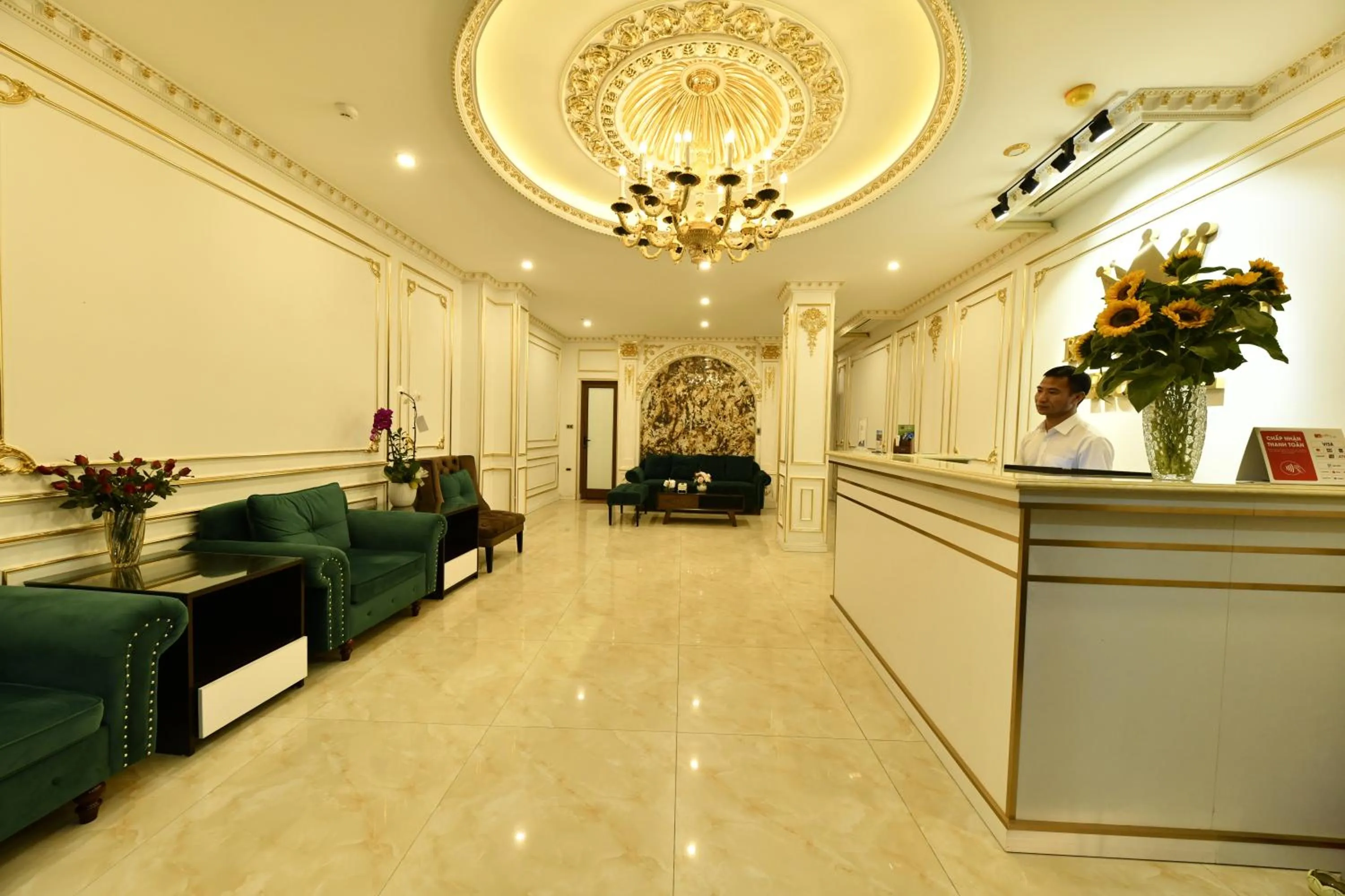 Lobby or reception in Kingdom Hotel Hanoi