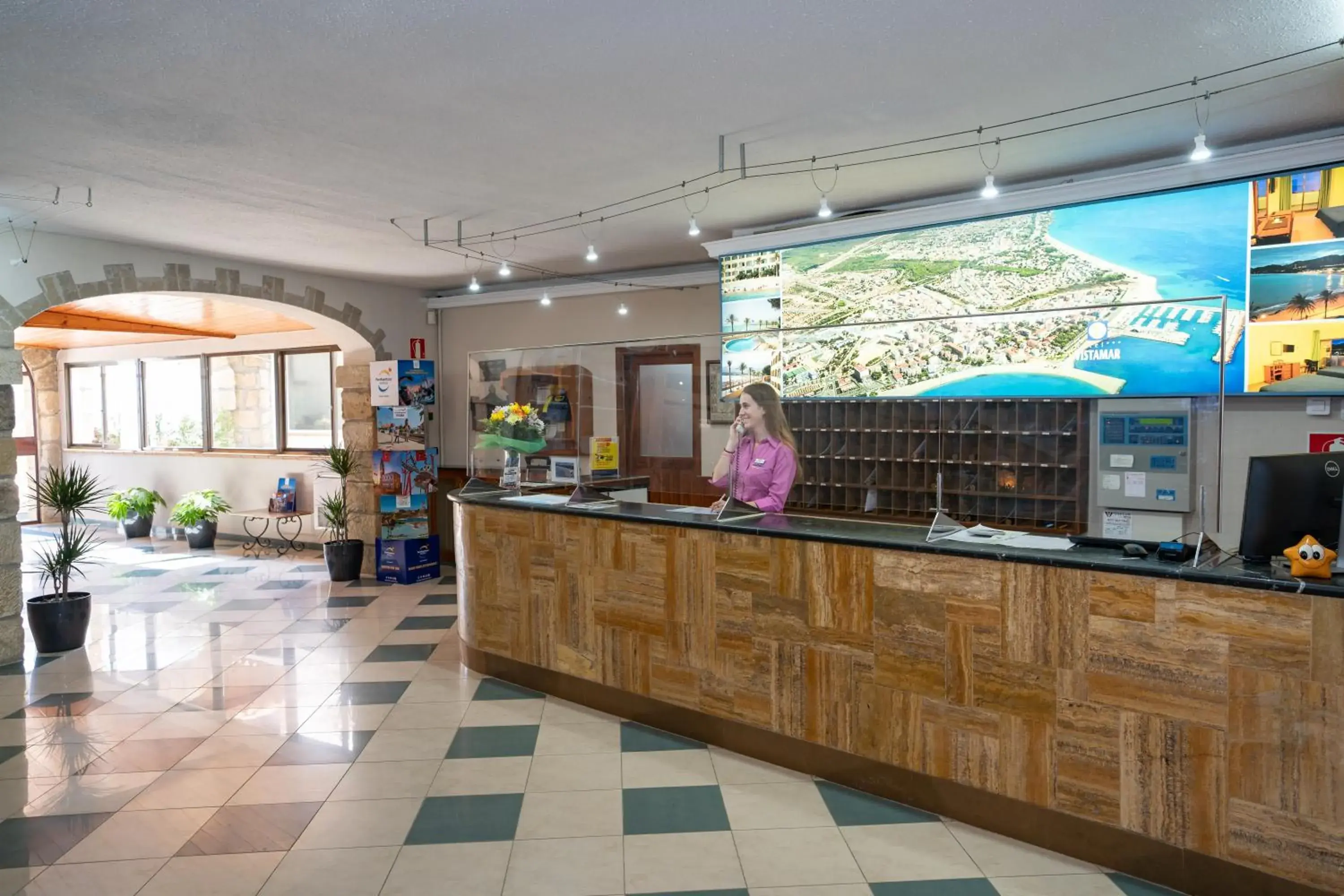 Lobby or reception in Medplaya Hotel Vistamar Costa Dorada Lobby or reception in Medplaya Hotel Vistamar Costa Dorada