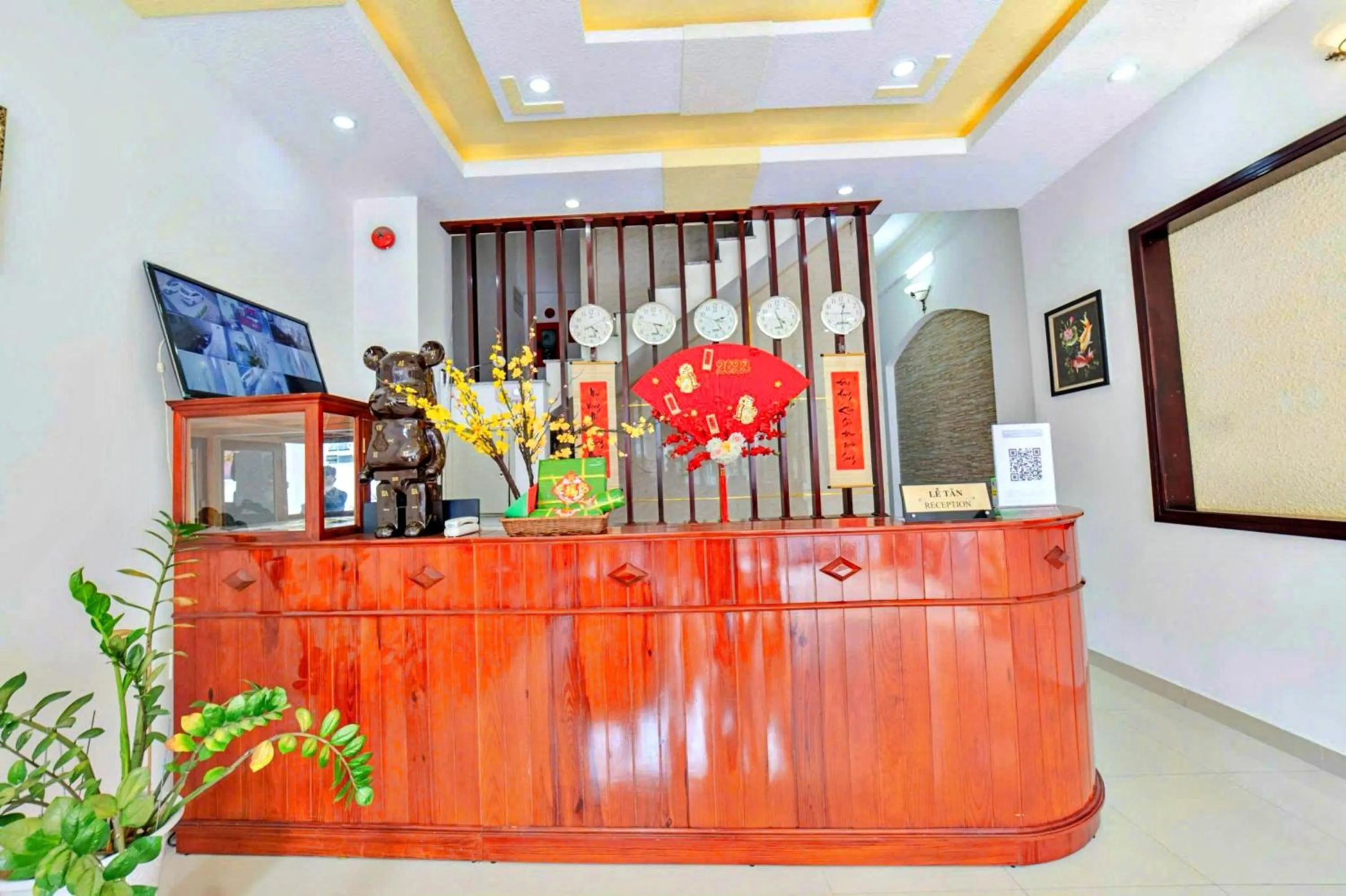 Communal lounge/ TV room in S79 Kim Phu Hotel Dalat