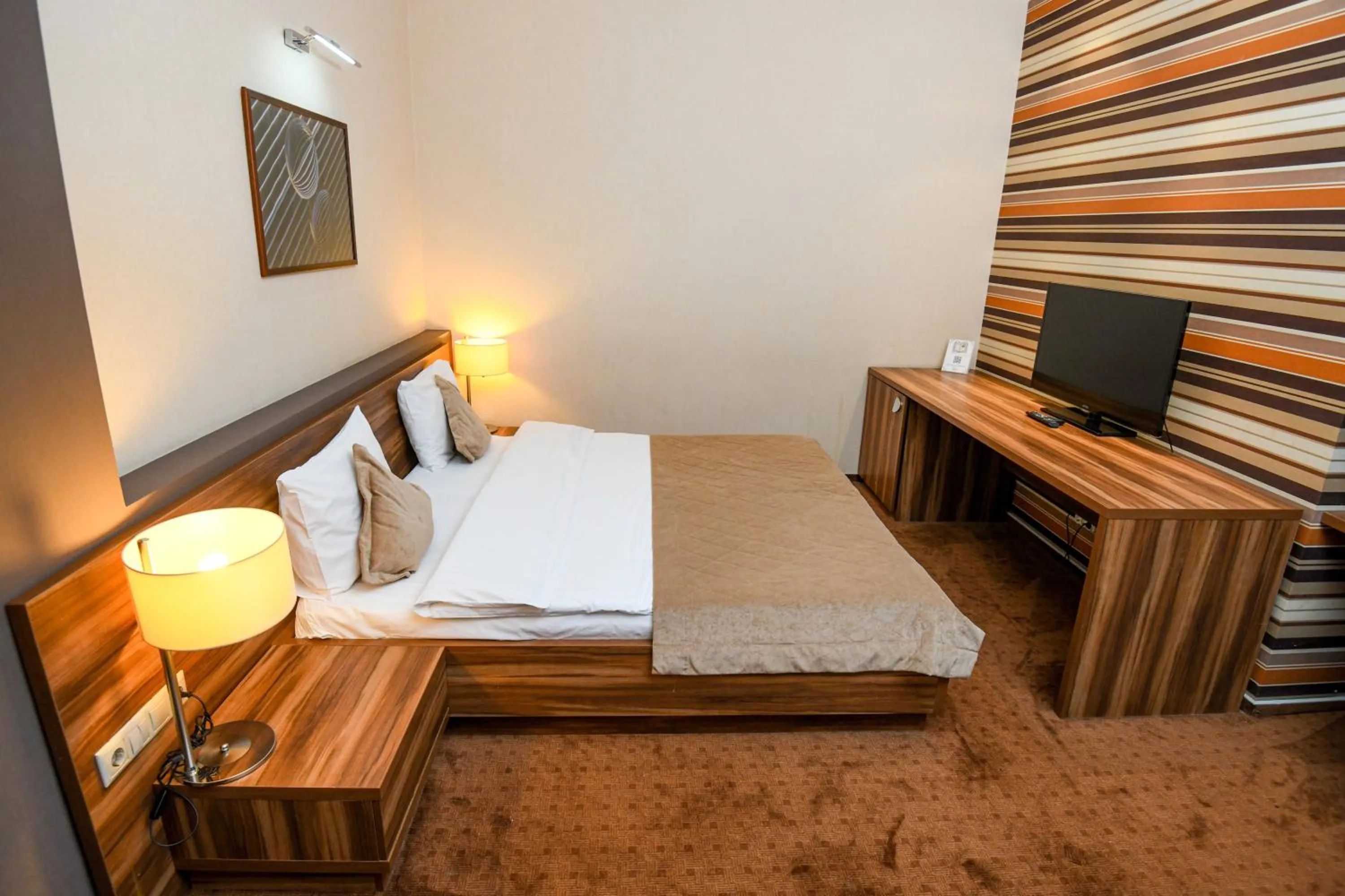 Bed in Avenue Hotel Baku by Smart