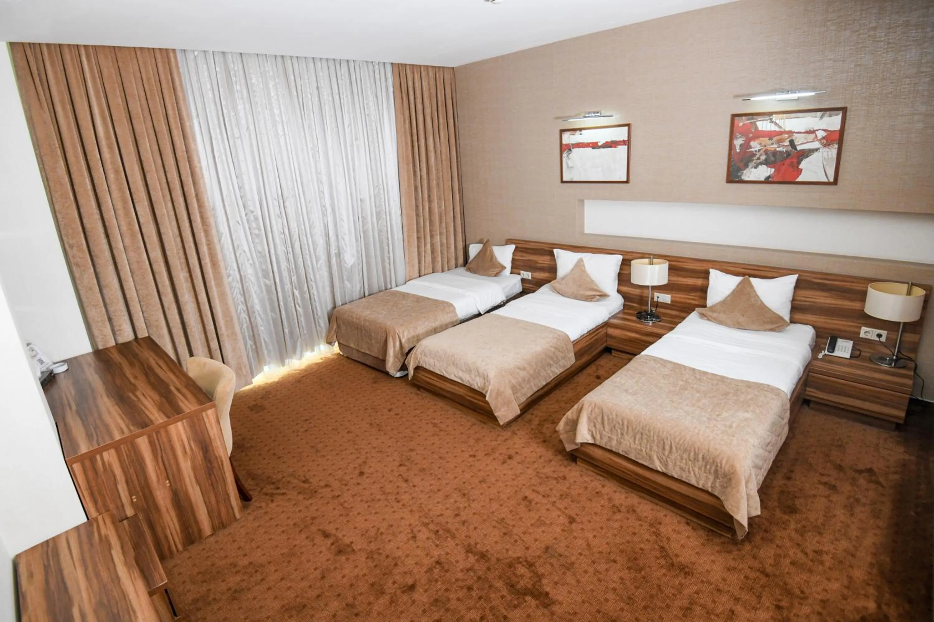 Bed in Avenue Hotel Baku by Smart