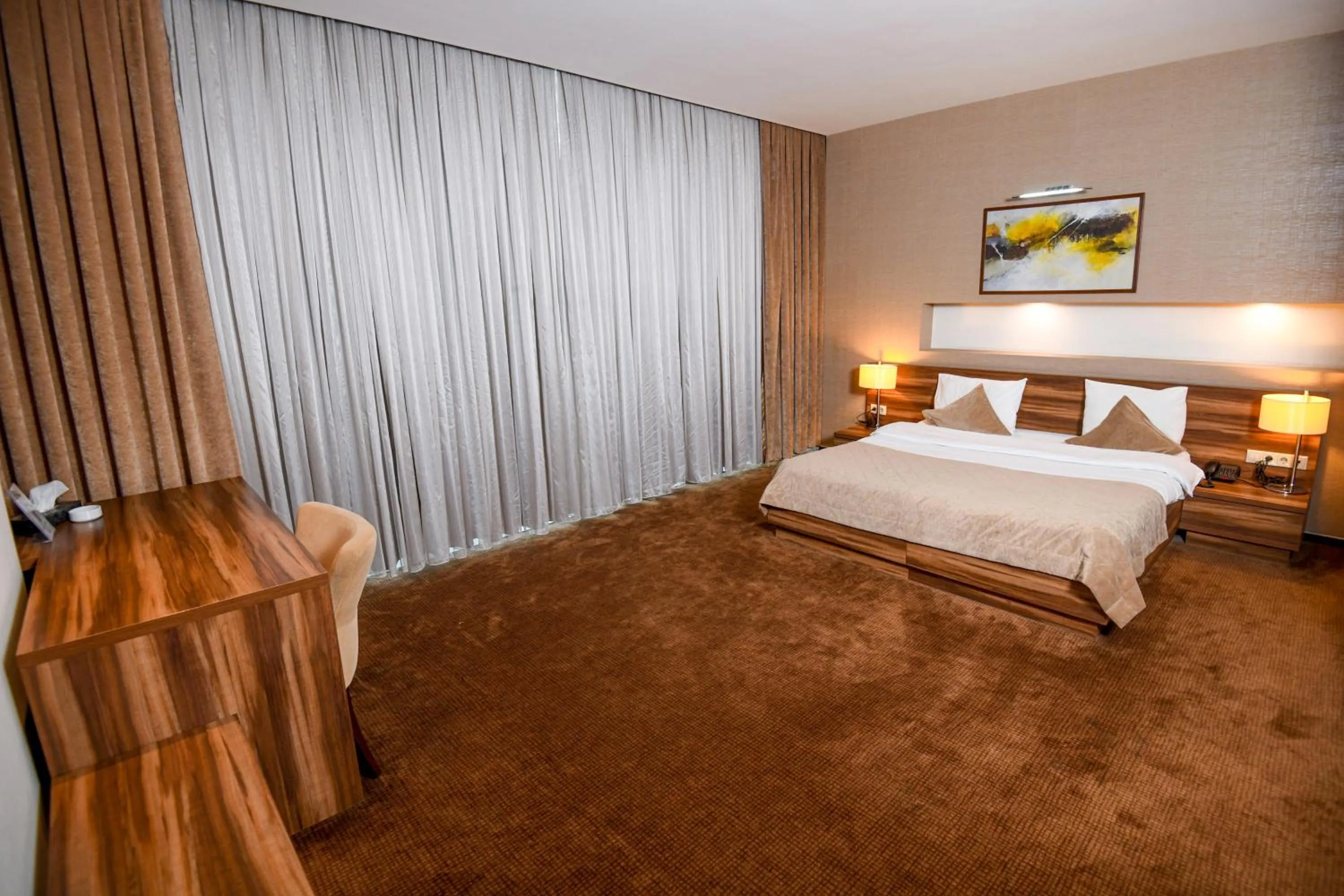 Bed in Avenue Hotel Baku by Smart