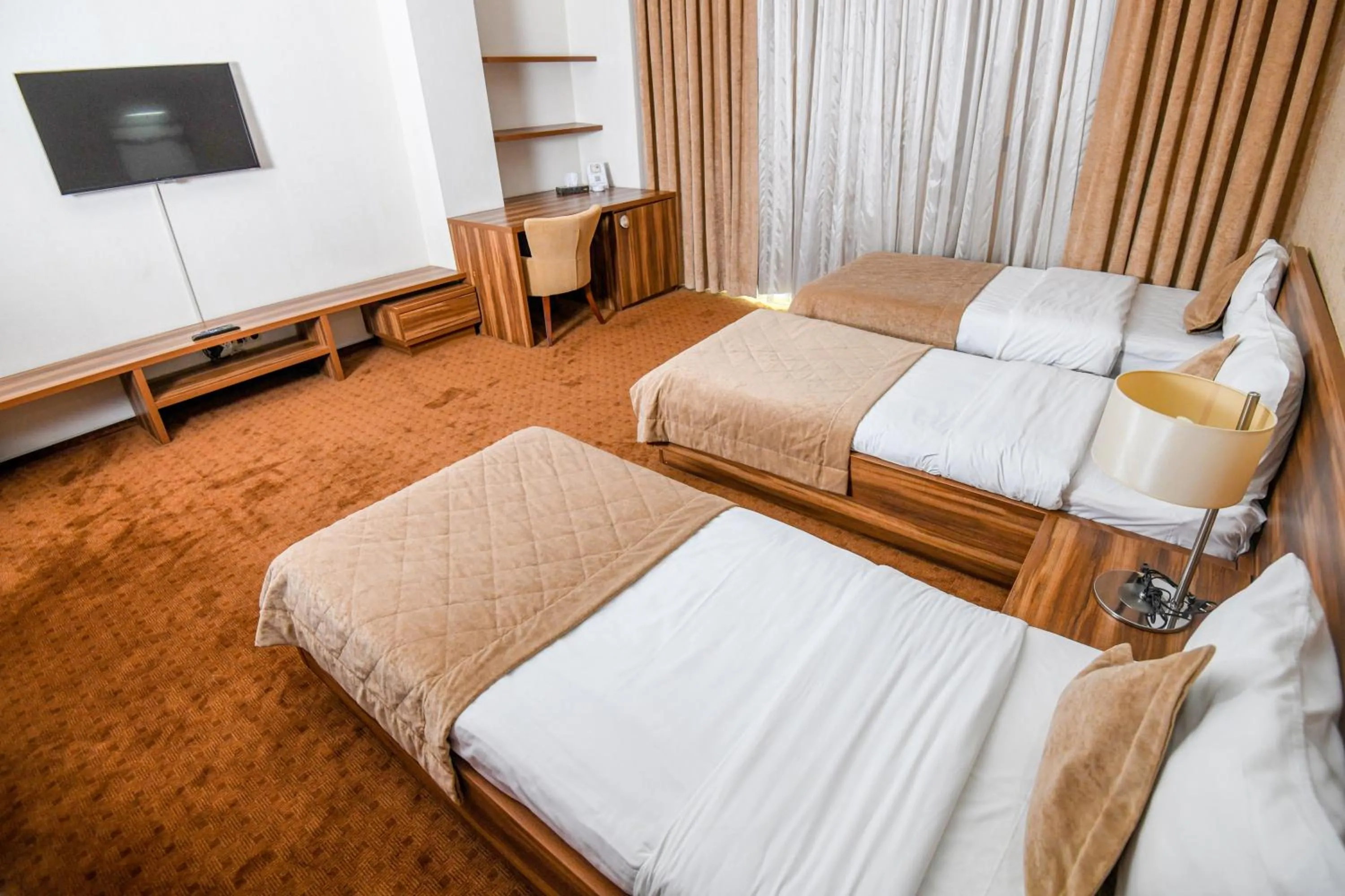 Bed in Avenue Hotel Baku by Smart