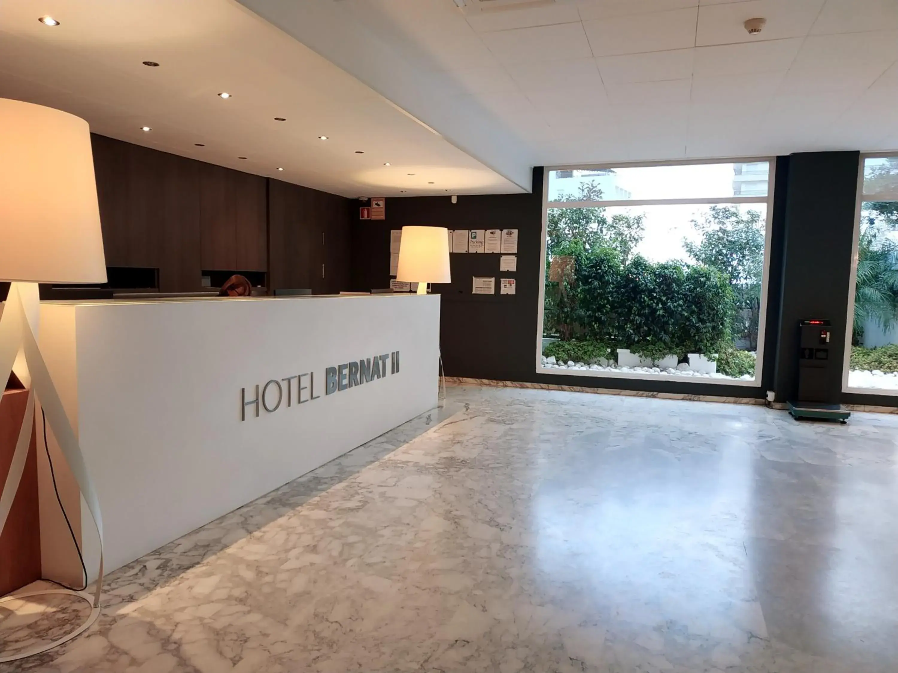 Lobby or reception in Hotel Bernat II 4*Sup Lobby or reception in Hotel Bernat II 4*Sup