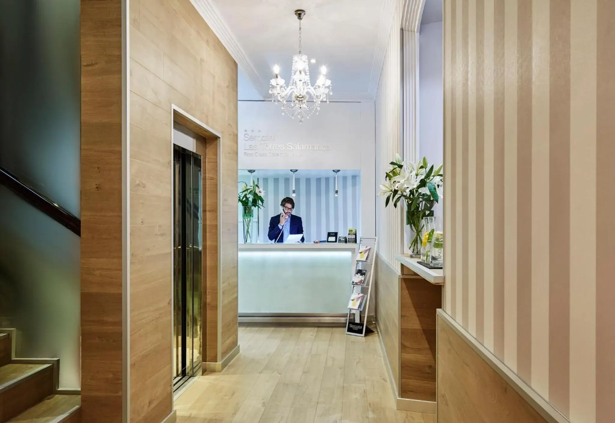 Lobby or reception, Bed in Sercotel Las Torres Lobby or reception, Bed in Sercotel Las Torres