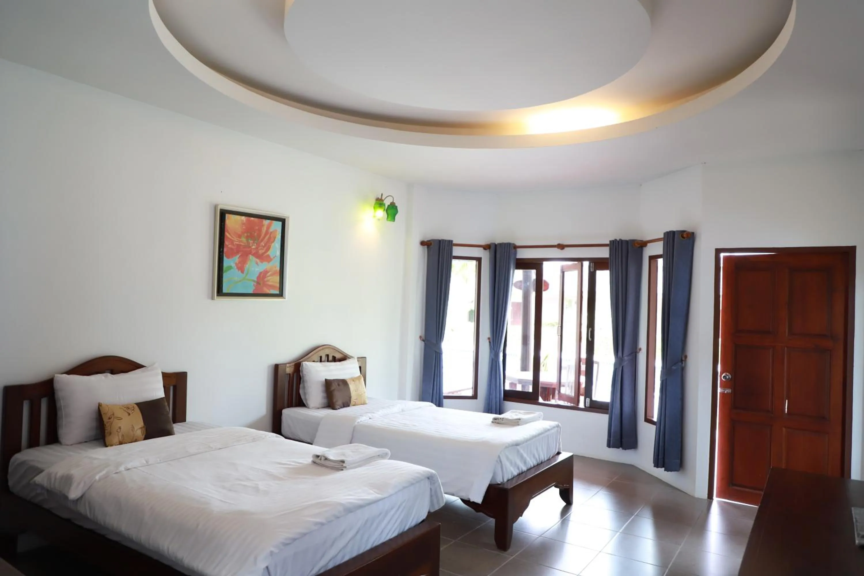 Bed in Waterside Resort