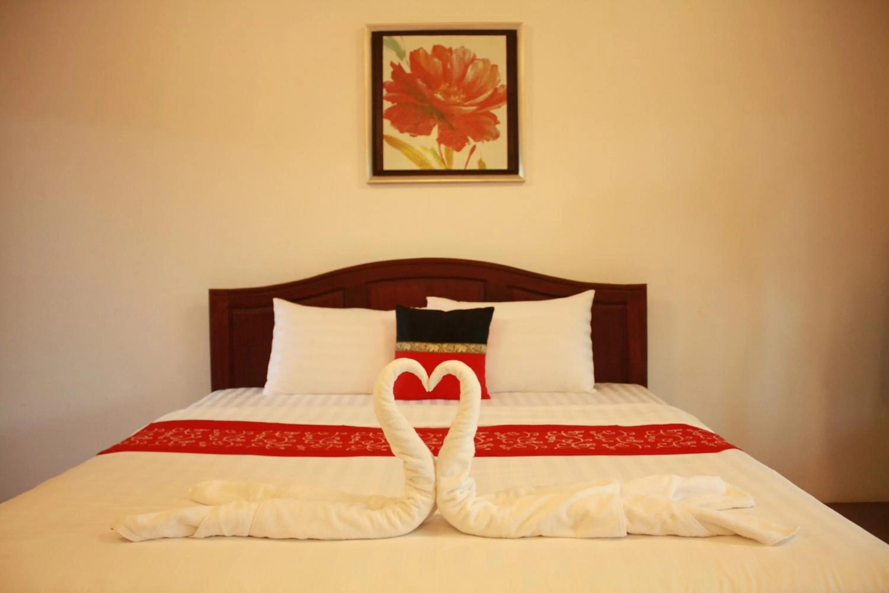 Bed in Waterside Resort