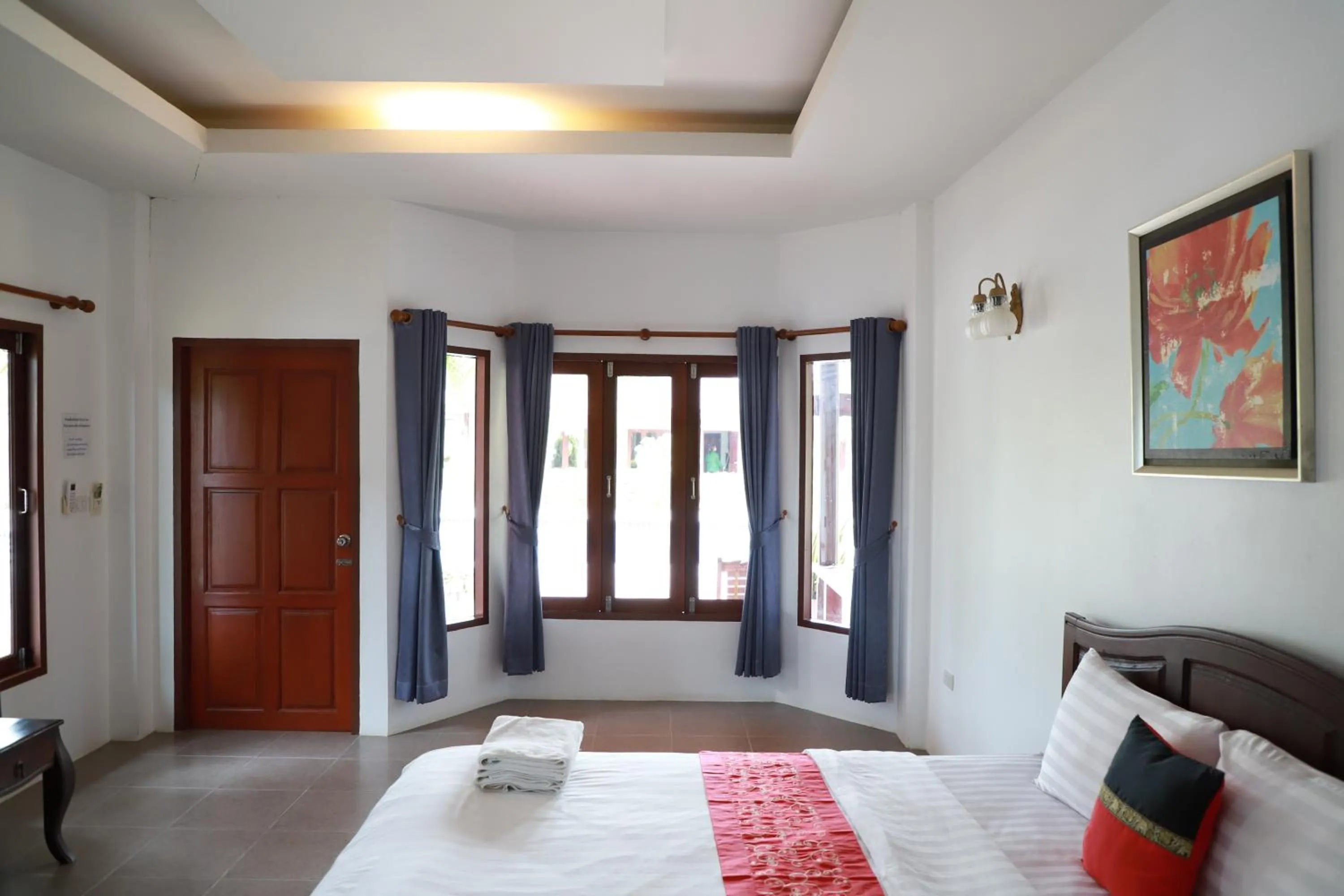 Bed in Waterside Resort