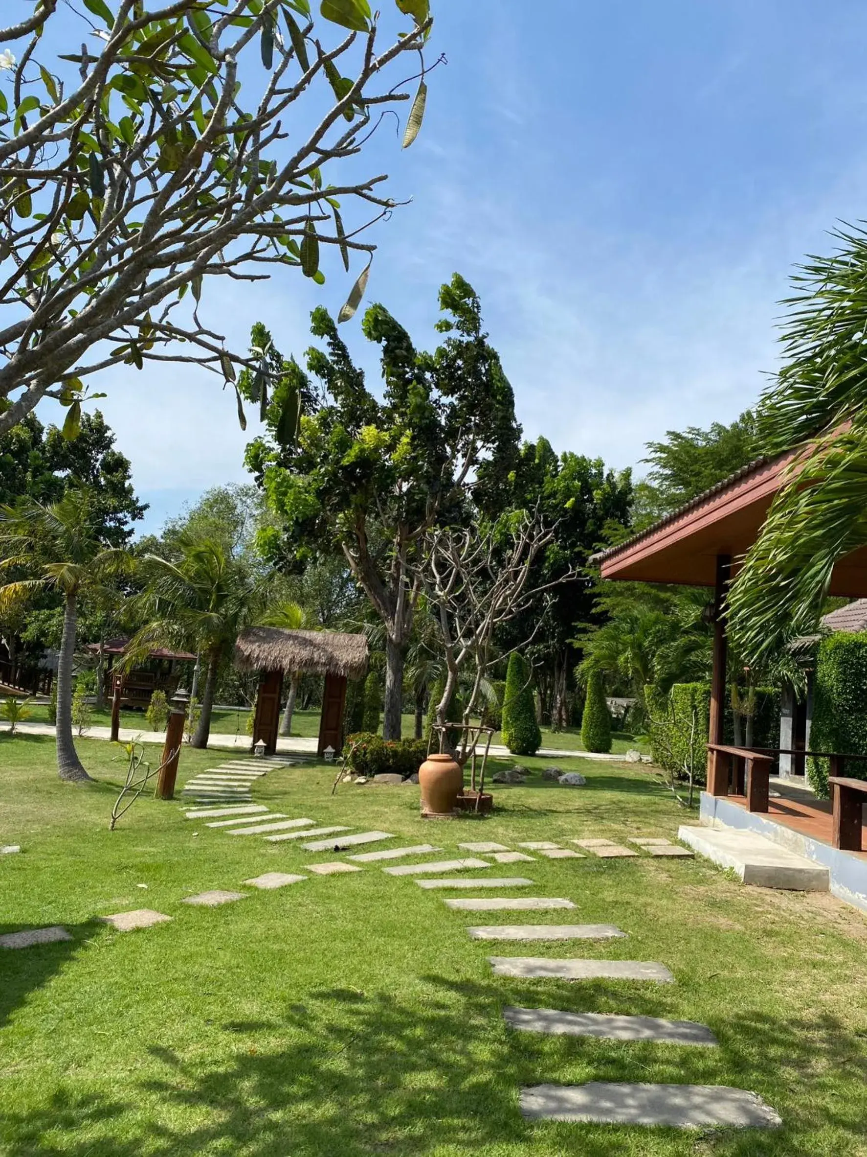 Garden view in Waterside Resort Garden view in Waterside Resort