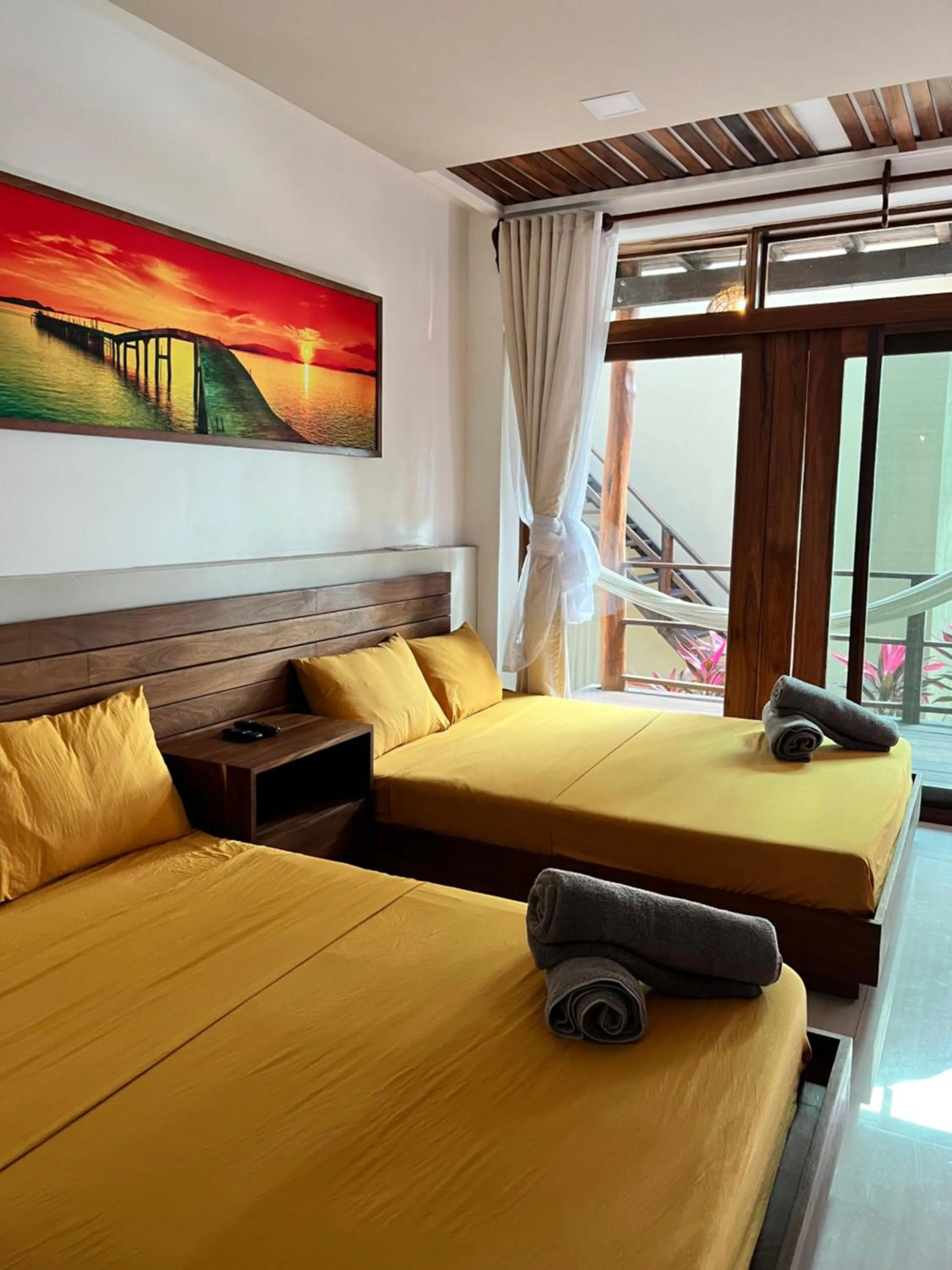Twin Room in Casa Ak’ab’al Bacalar