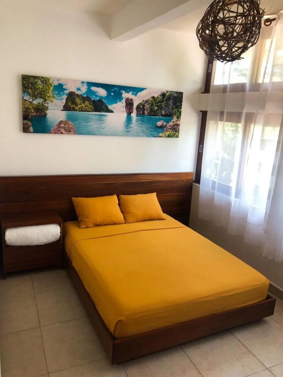 Bed in Casa Ak’ab’al Bacalar