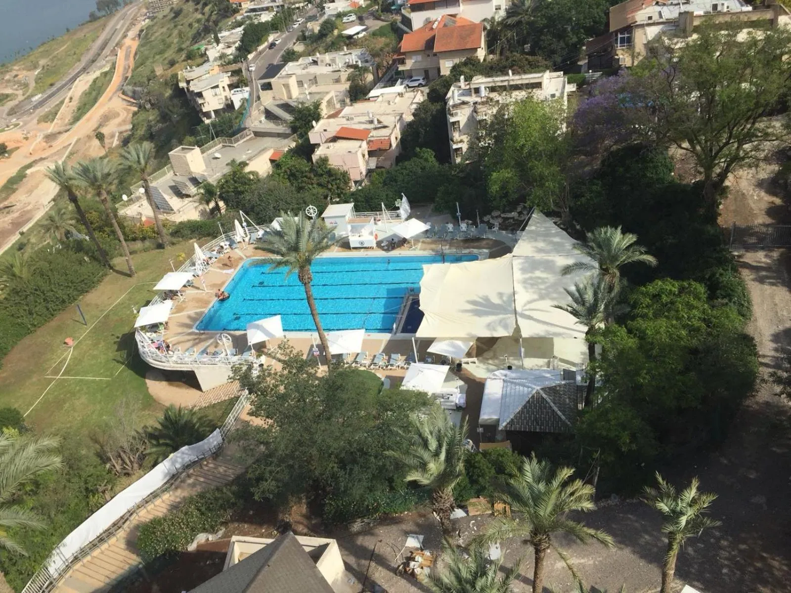 Swimming pool in King Solomon Hotel Tiberias
