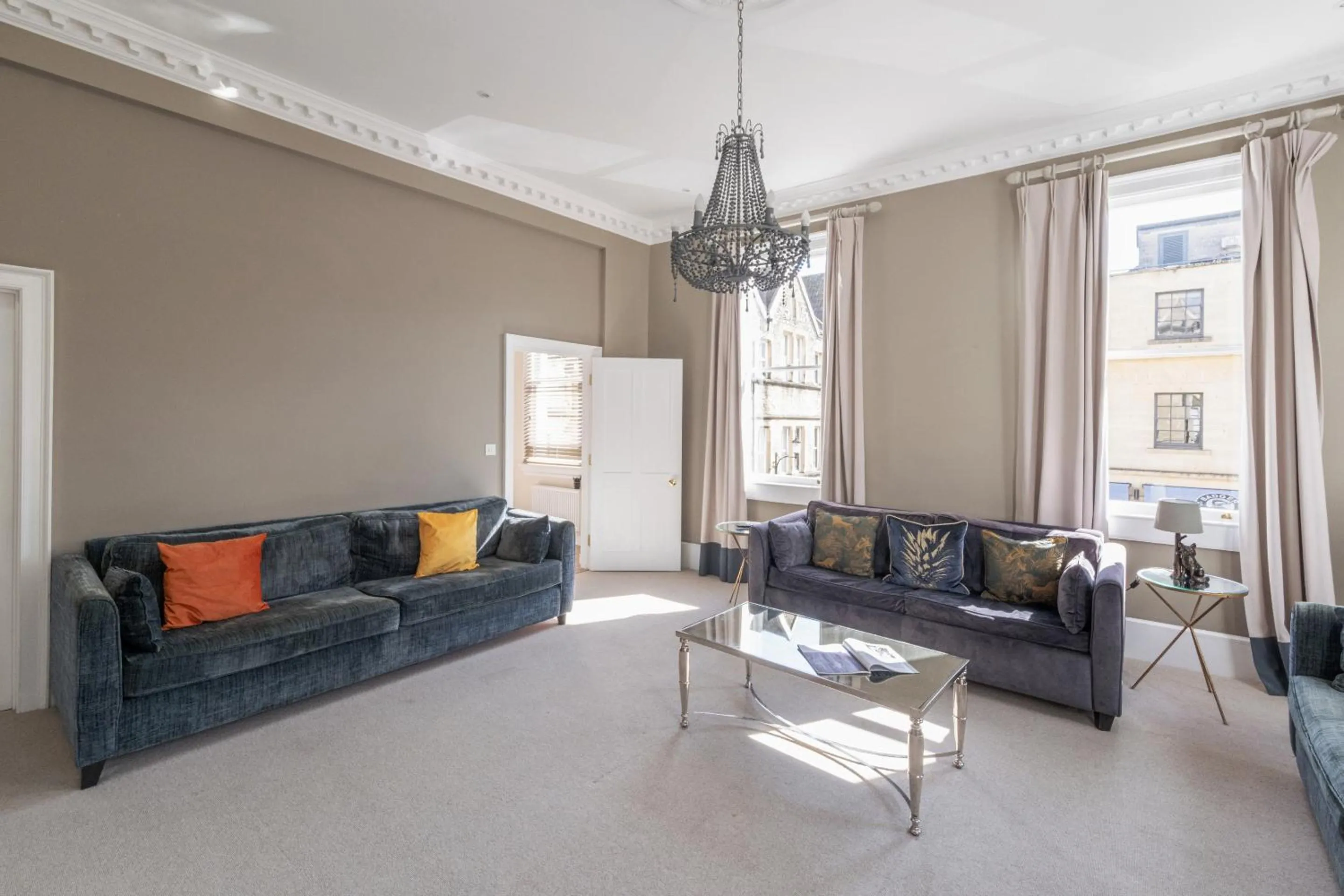Living room in Dream Stays Bath - Barton House