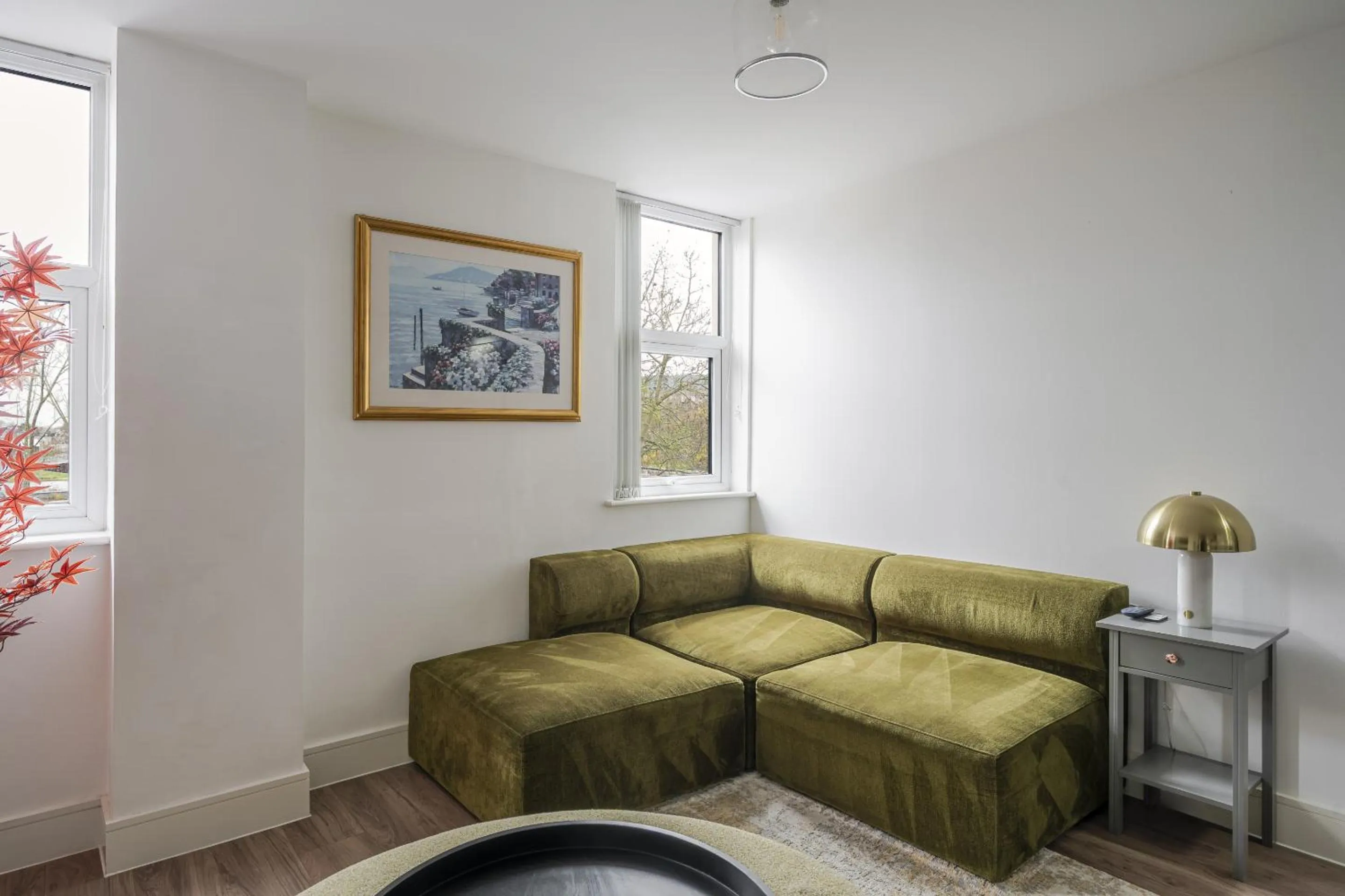 Living room in Luxurious 2 Bed Apartment with Free Parking, Sky Sports & Netflix, Chelmsford City