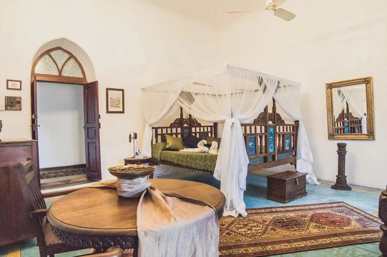 Bed in Zanzibar Coffee House