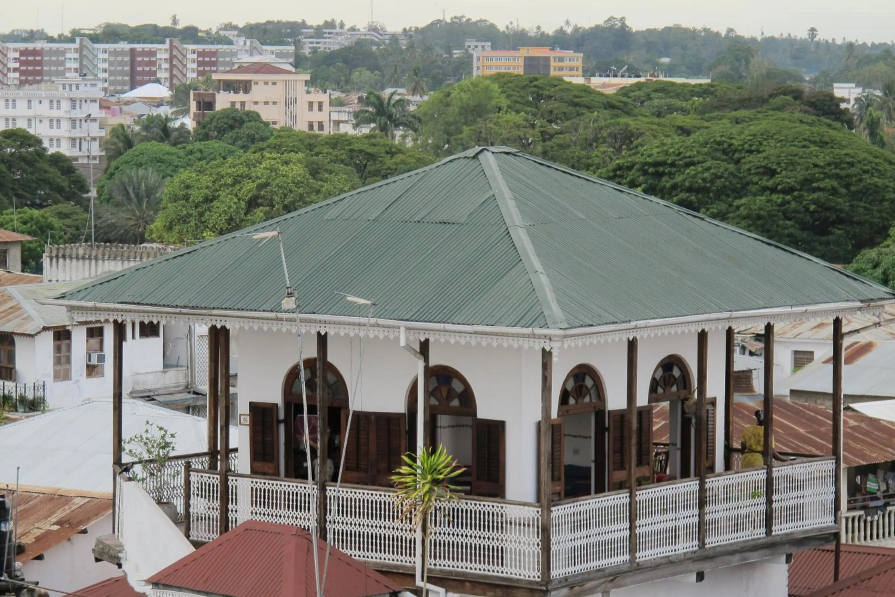 Bird's eye view in Zanzibar Coffee House