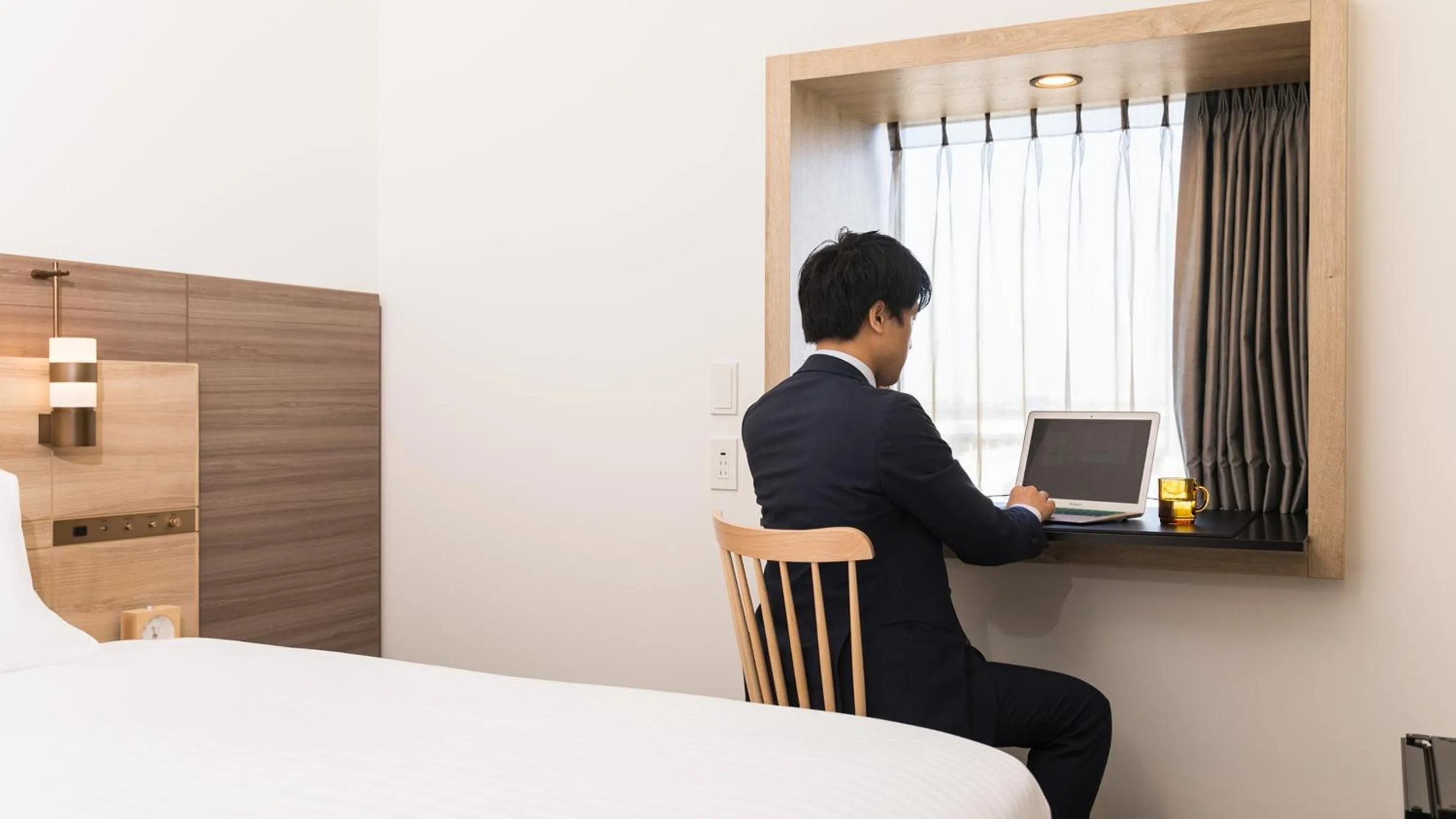 Bed in JR East Hotel Mets Premier Tokyo Bay Shinkiba