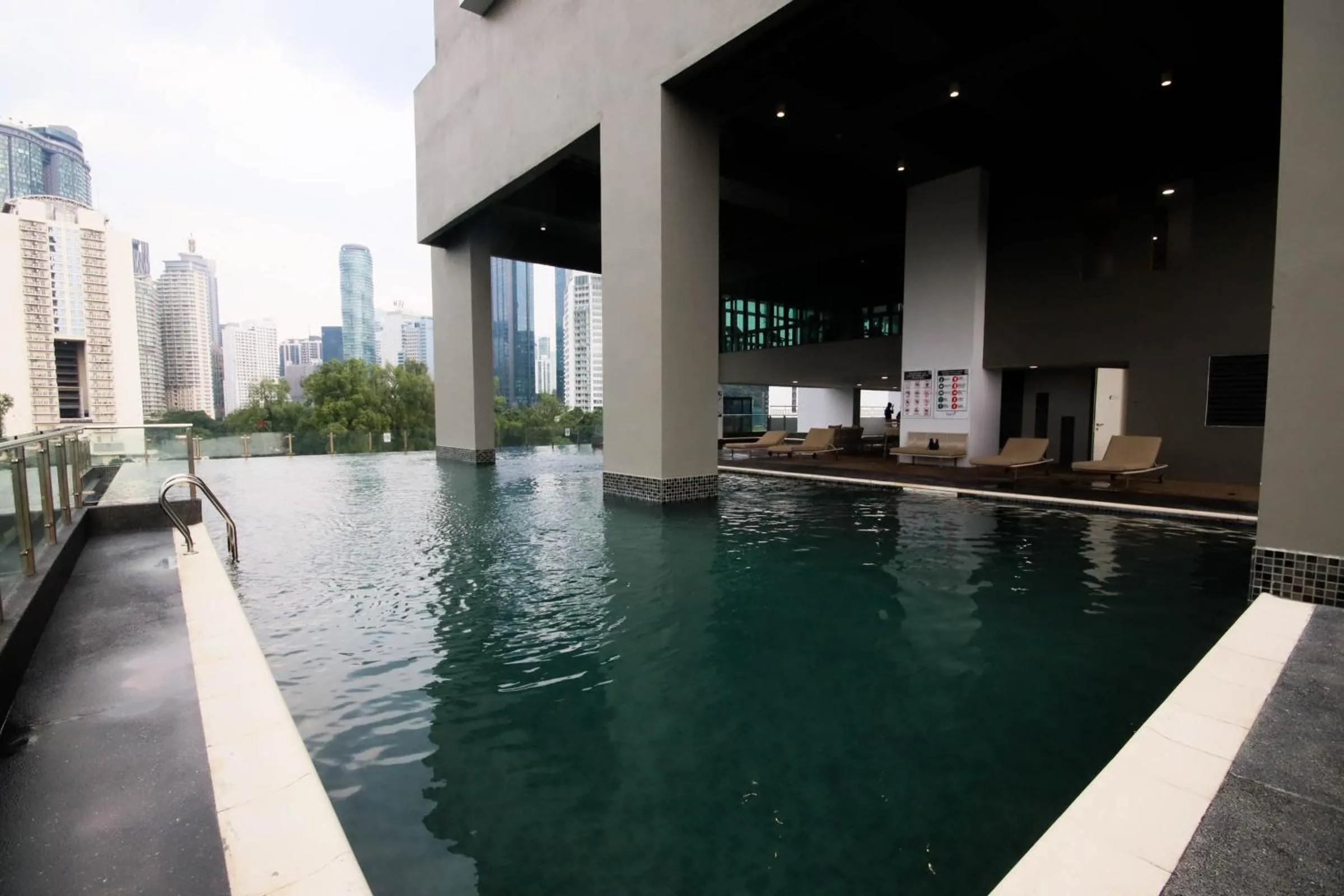 Swimming pool in Legasi Kampung Baru by Airhost