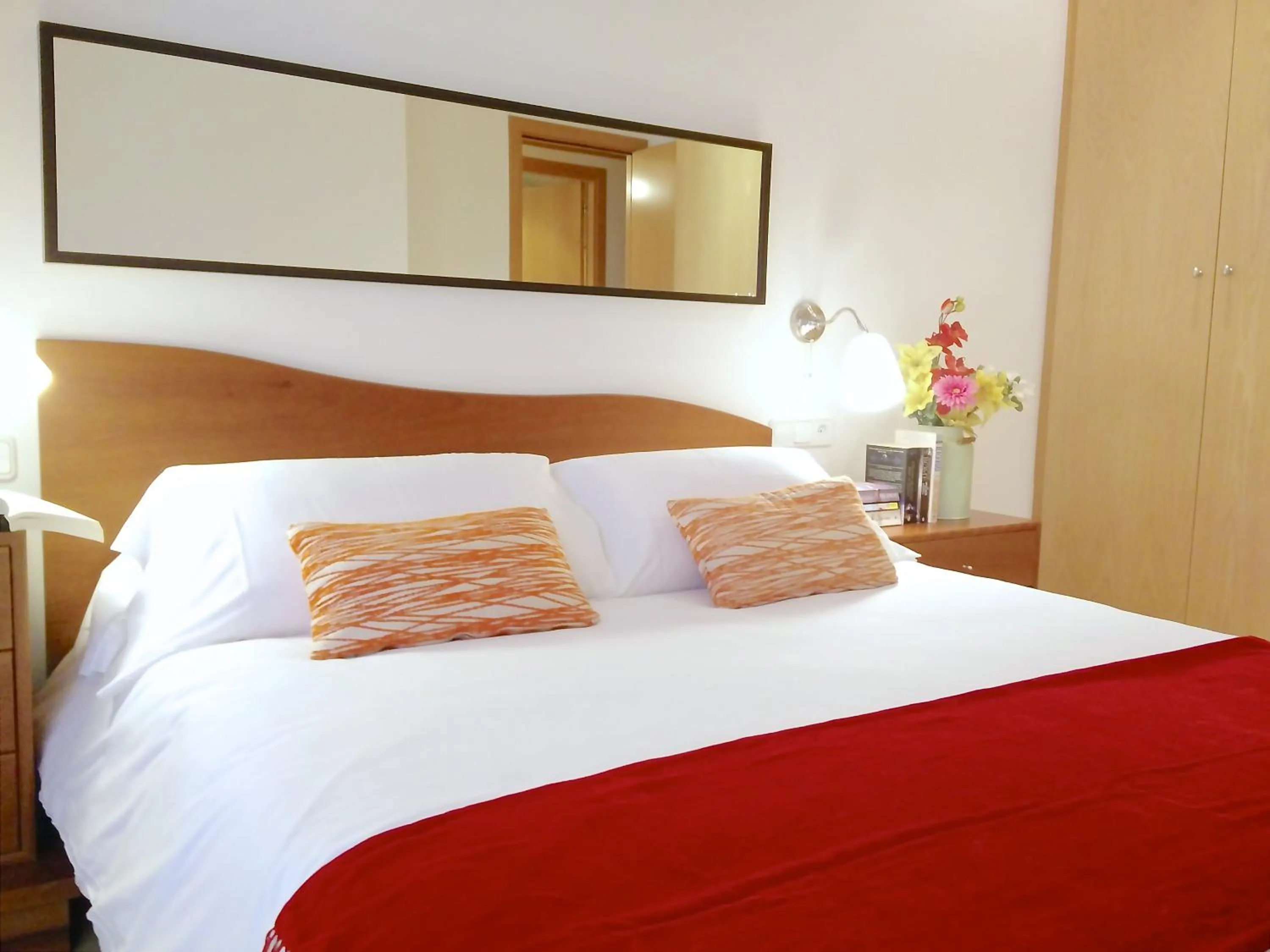 Bed in BizFlats Garden House