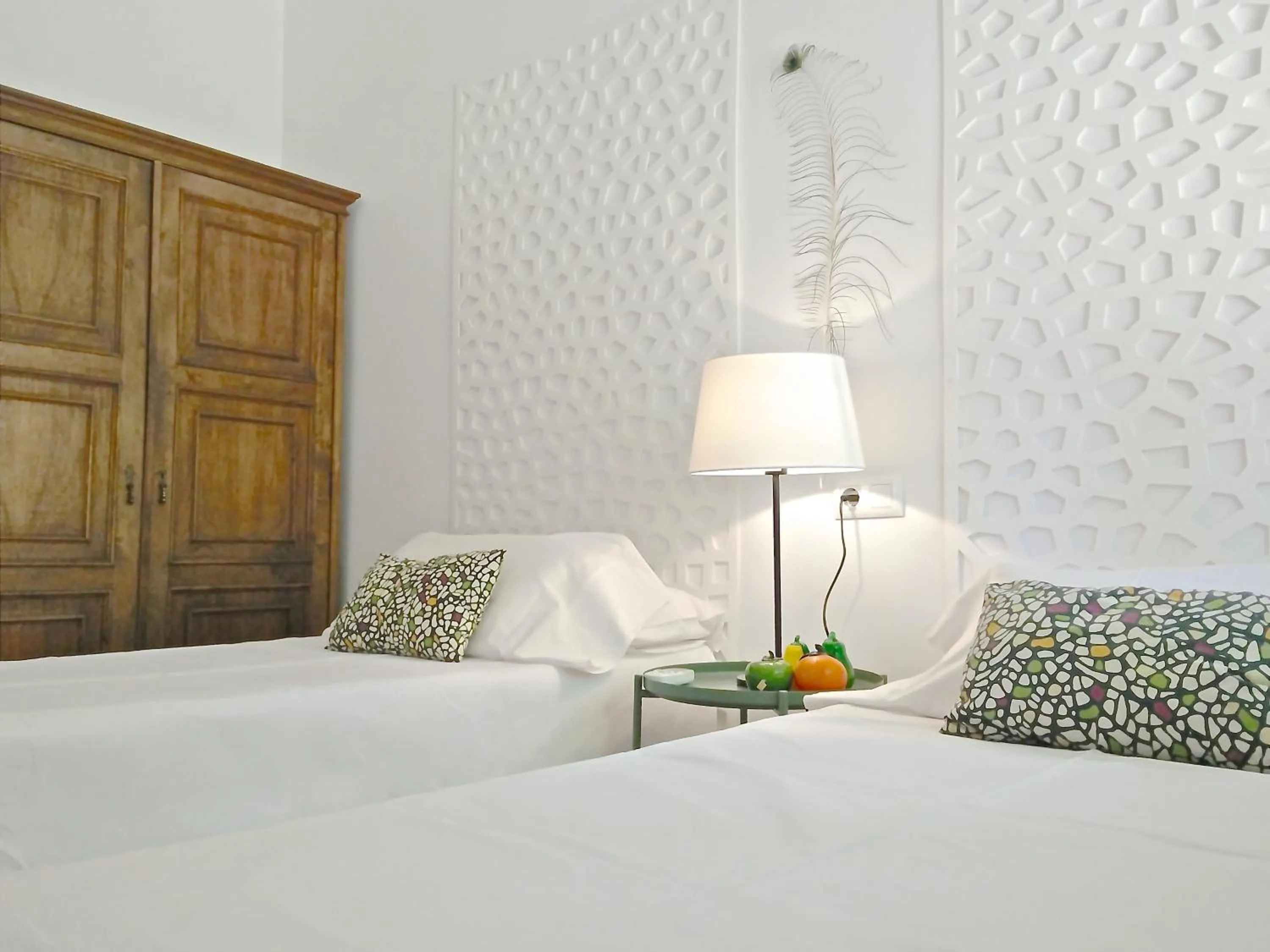 Bed in BizFlats Garden House