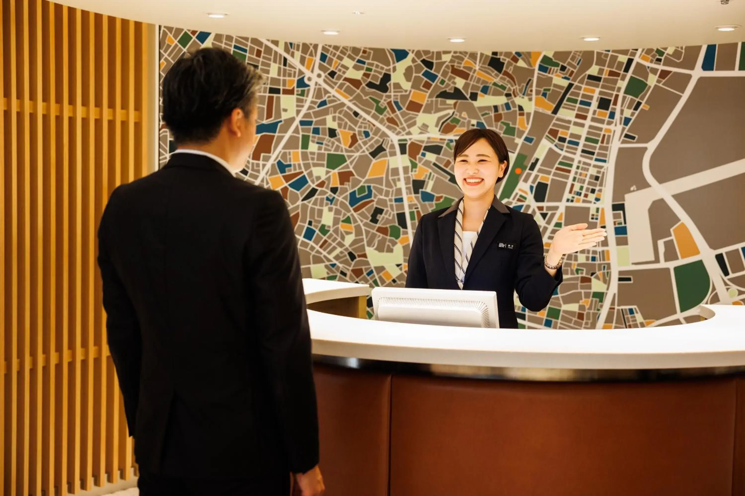 Lobby or reception in JR-East Hotel Mets Omori Lobby or reception in JR-East Hotel Mets Omori