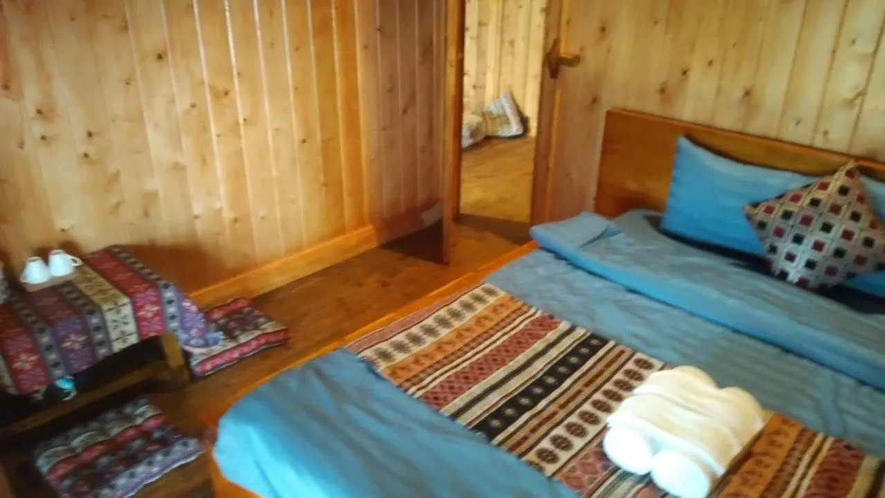 Bed in Ta Xua Ecolodge