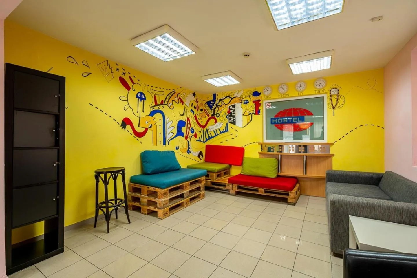 Lobby or reception in Smart Hostel Sofia