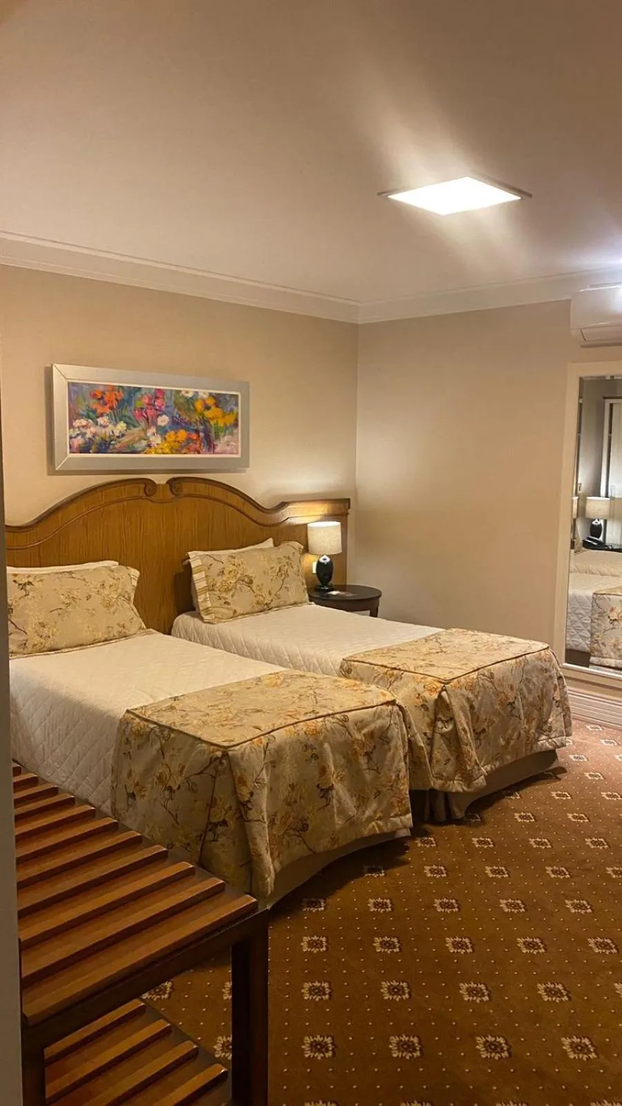 Bed in Pousada Italia Eleganza