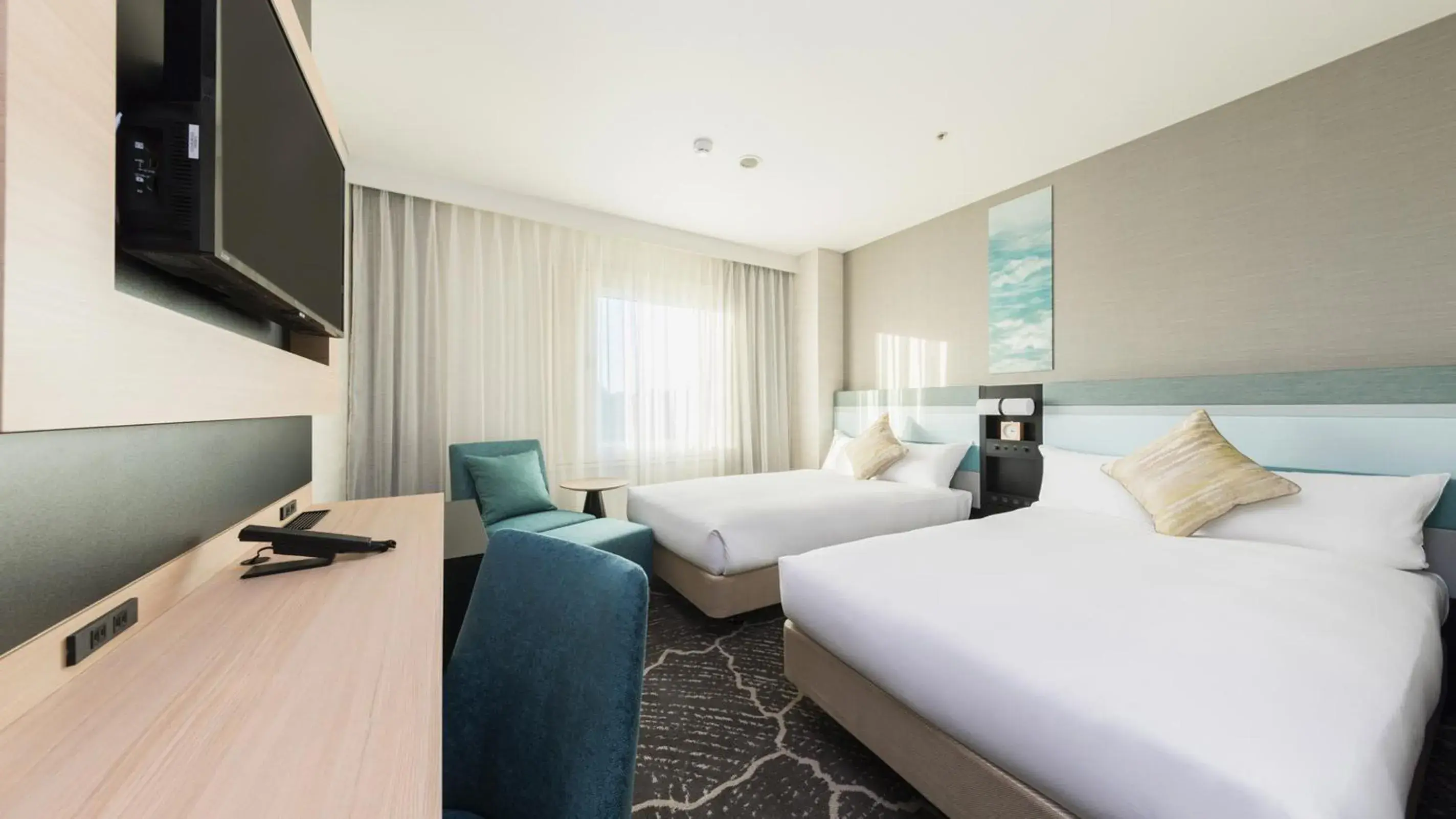 Bed in JR-East Hotel Mets Kamakura Ofuna Bed in JR-East Hotel Mets Kamakura Ofuna