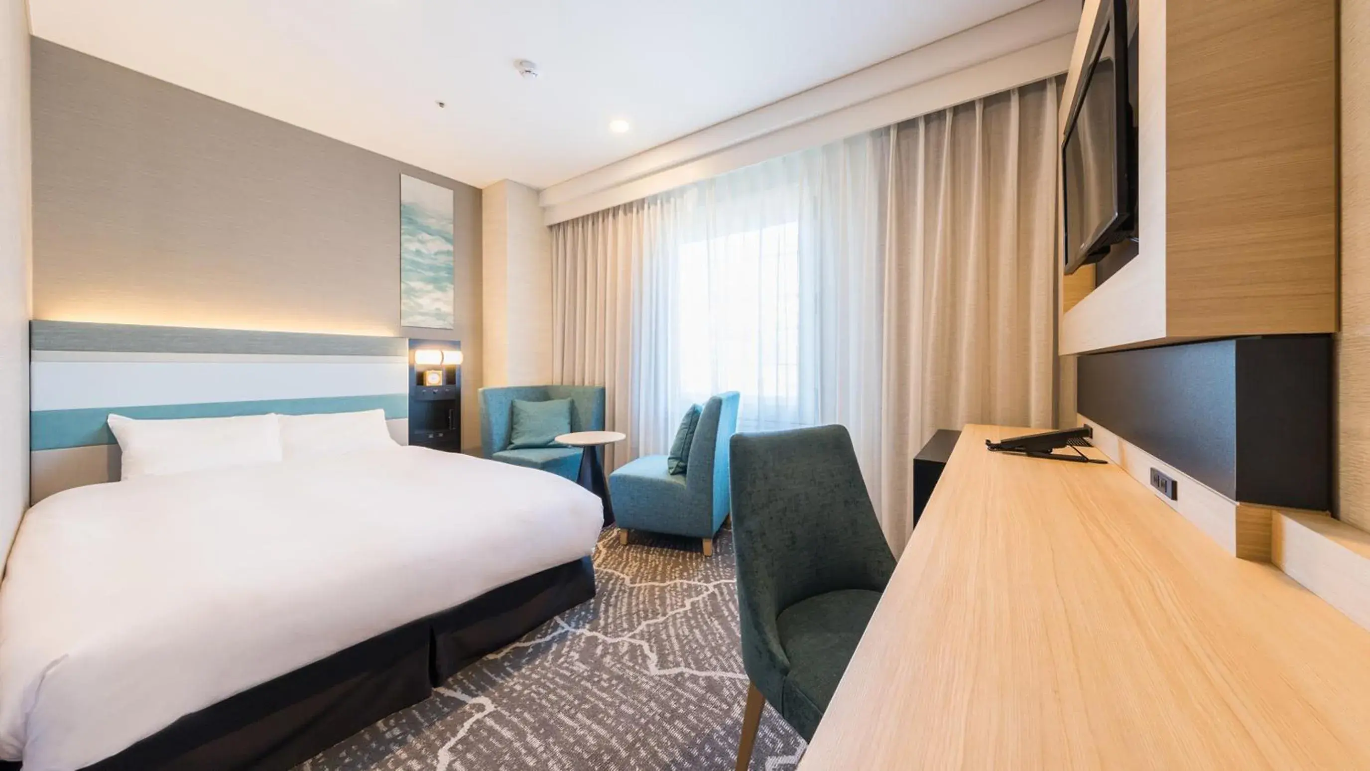 Bed in JR-East Hotel Mets Kamakura Ofuna Bed in JR-East Hotel Mets Kamakura Ofuna