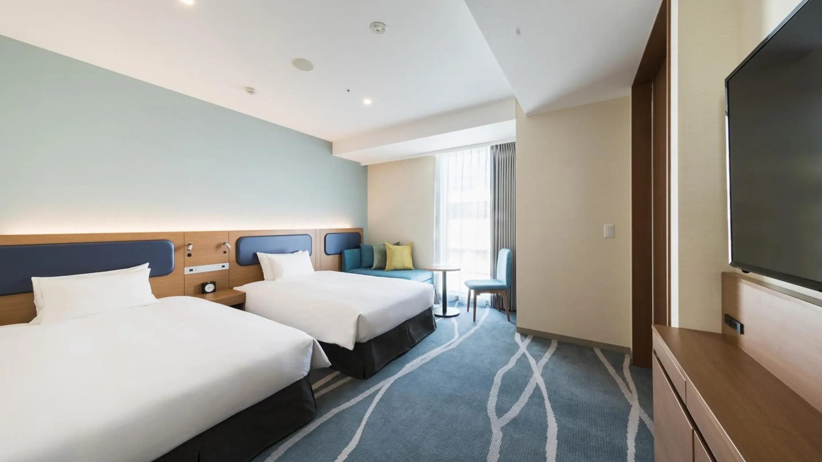 Bed in JR-East Hotel Mets Funabashi Bed in JR-East Hotel Mets Funabashi