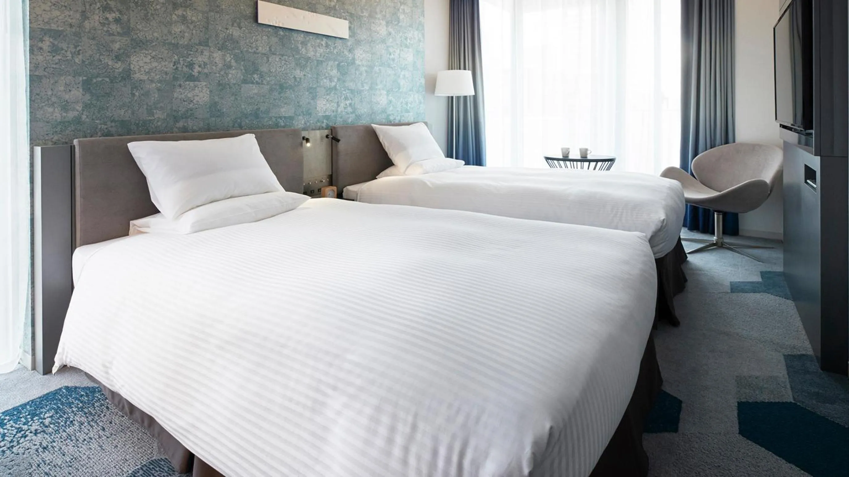 Bed in JR East Hotel Mets Premier Sapporo