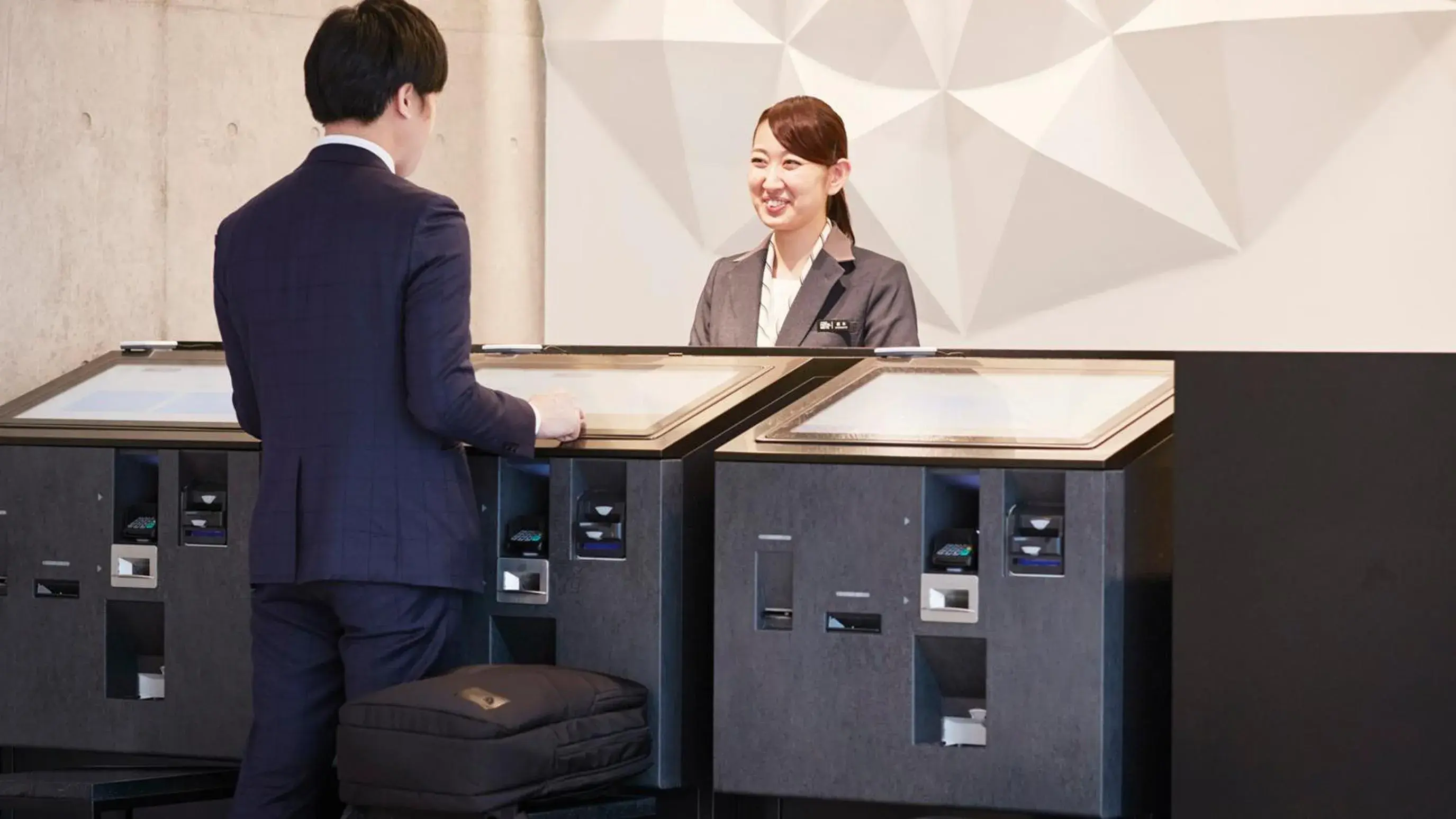 Lobby or reception in JR East Hotel Mets Premier Sapporo Lobby or reception in JR East Hotel Mets Premier Sapporo