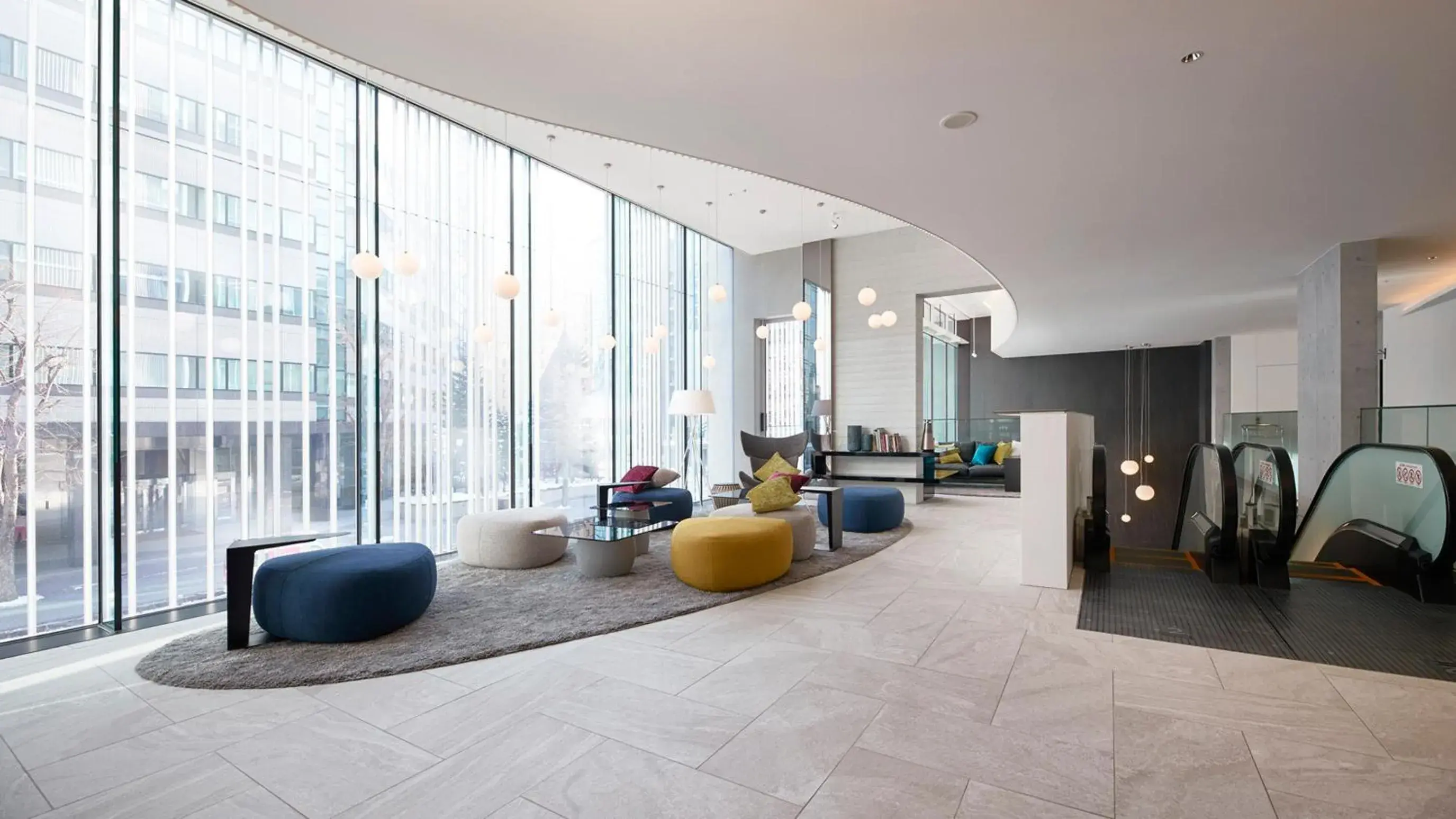 Lobby or reception in JR East Hotel Mets Premier Sapporo Lobby or reception in JR East Hotel Mets Premier Sapporo