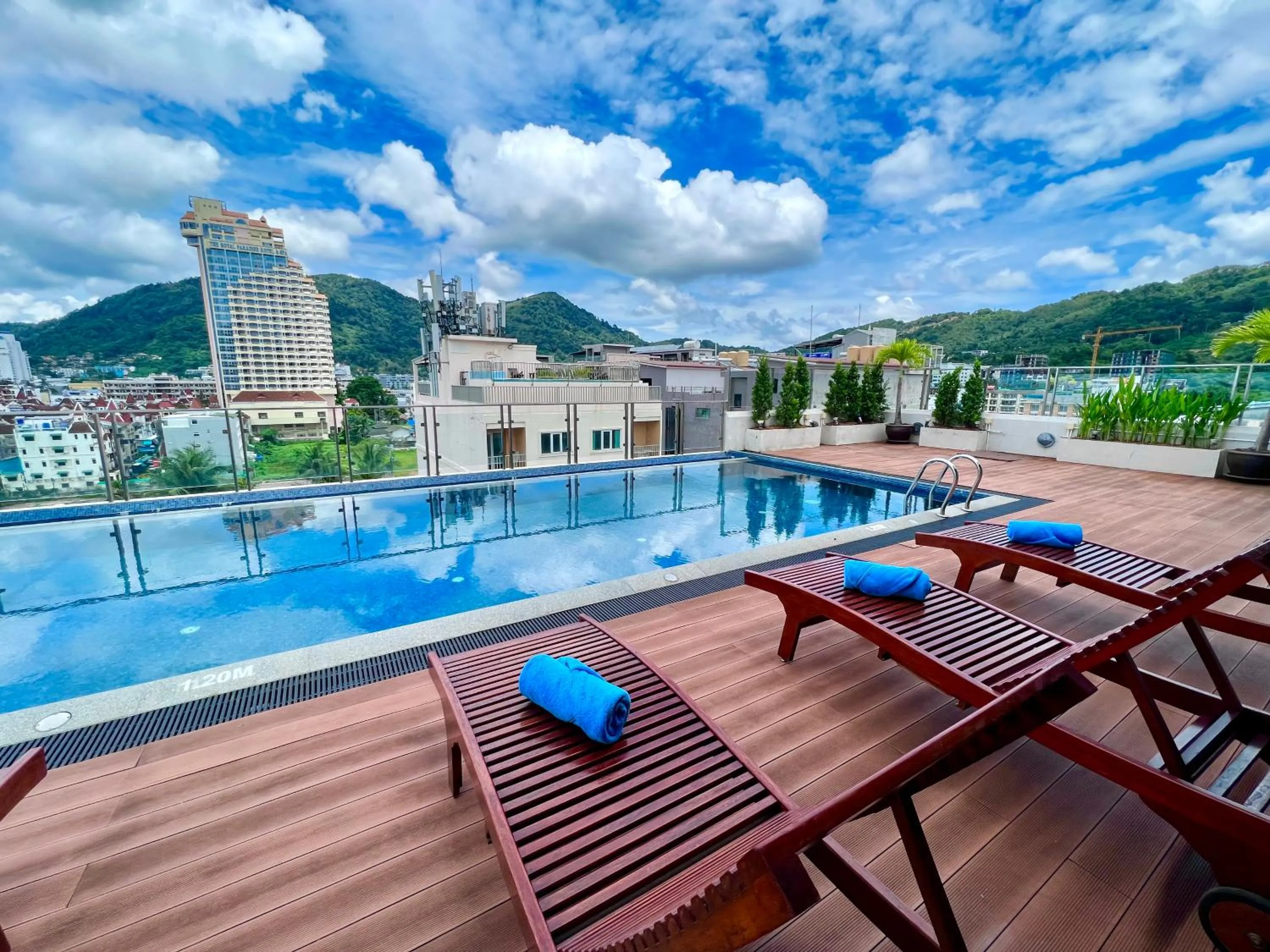 Pool view in Centro One Patong