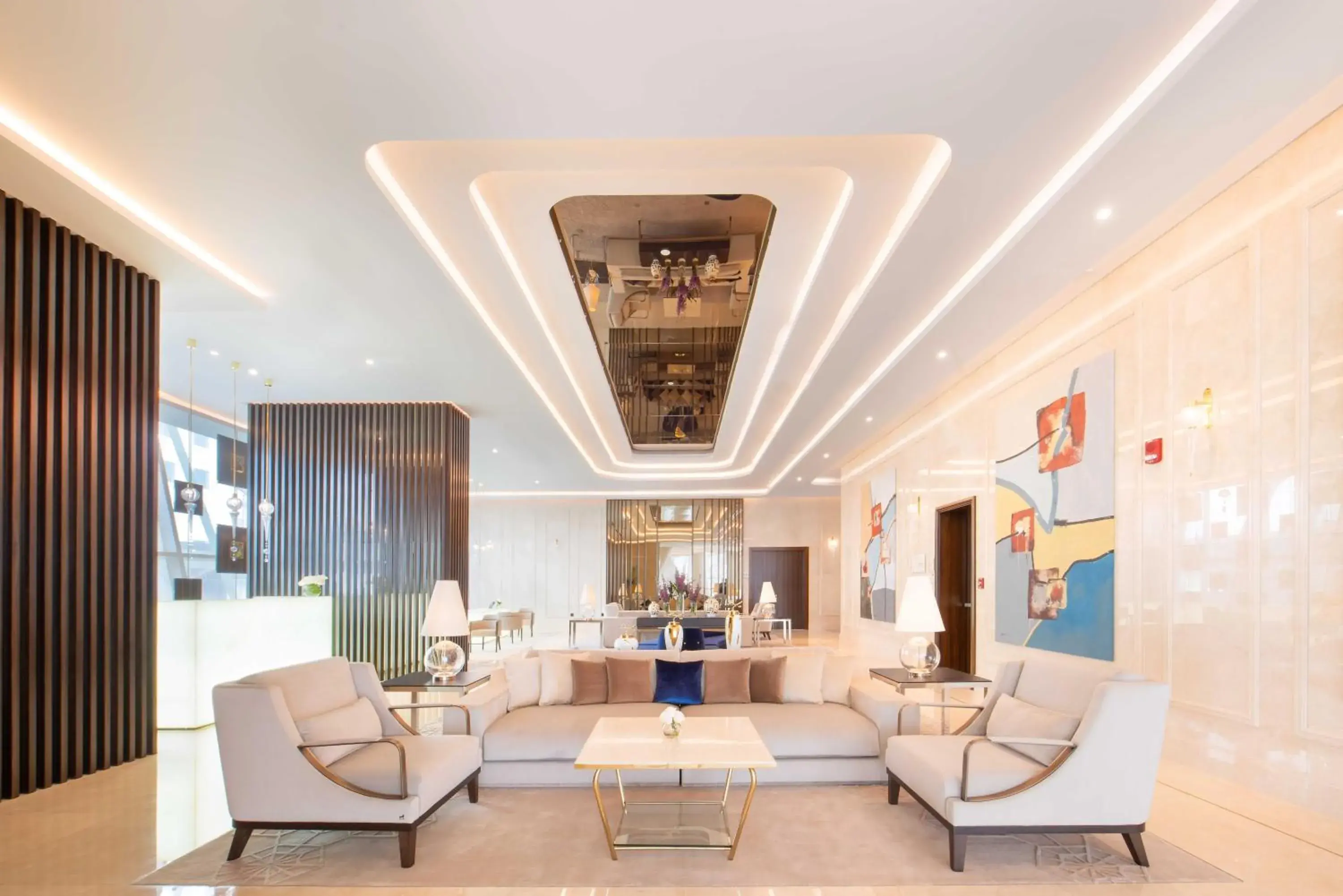 Lobby or reception in Shaza Doha Lobby or reception in Shaza Doha