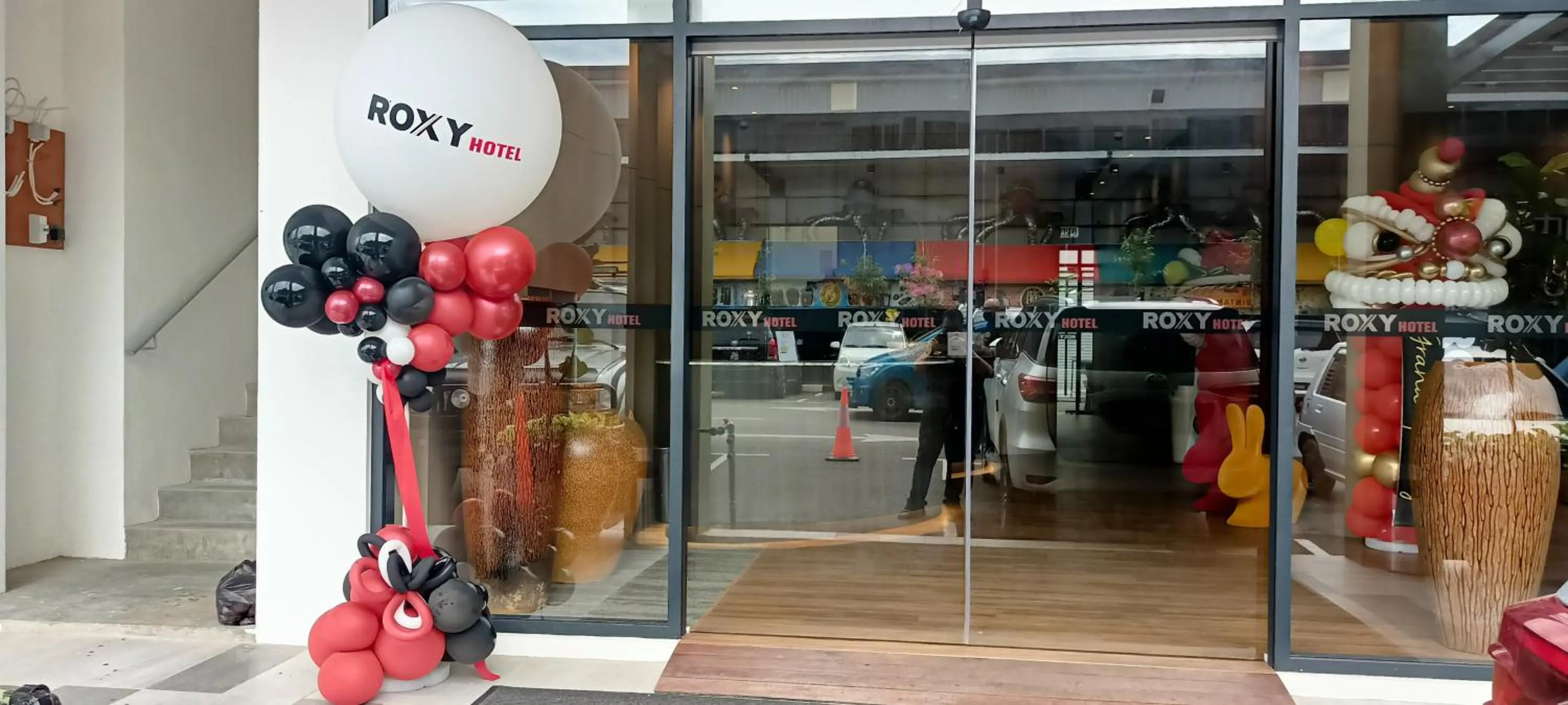 Facade/entrance in Roxy Hotel Sri Aman