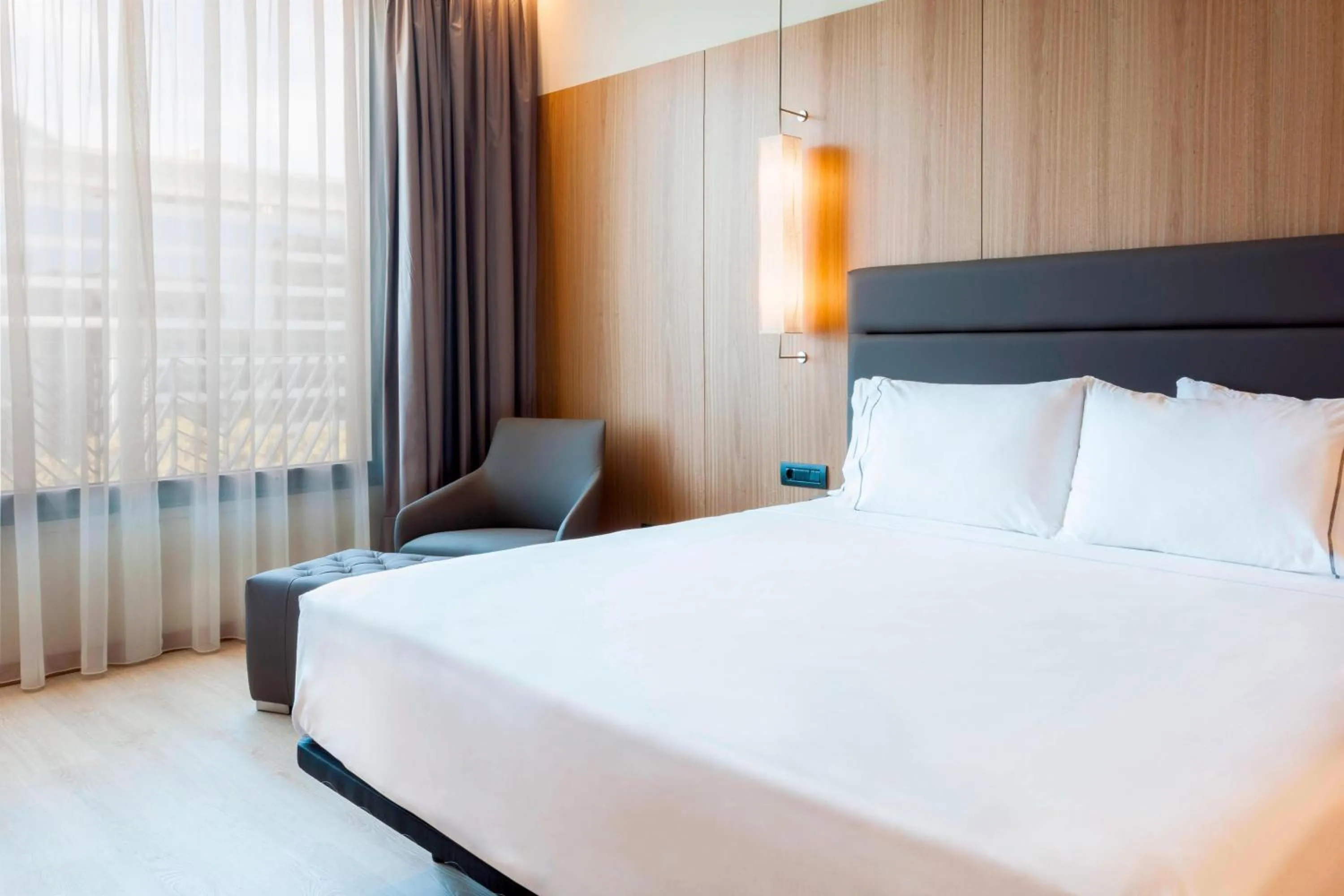 Bedroom, Bed in AC Hotel Diagonal L'Illa by Marriott