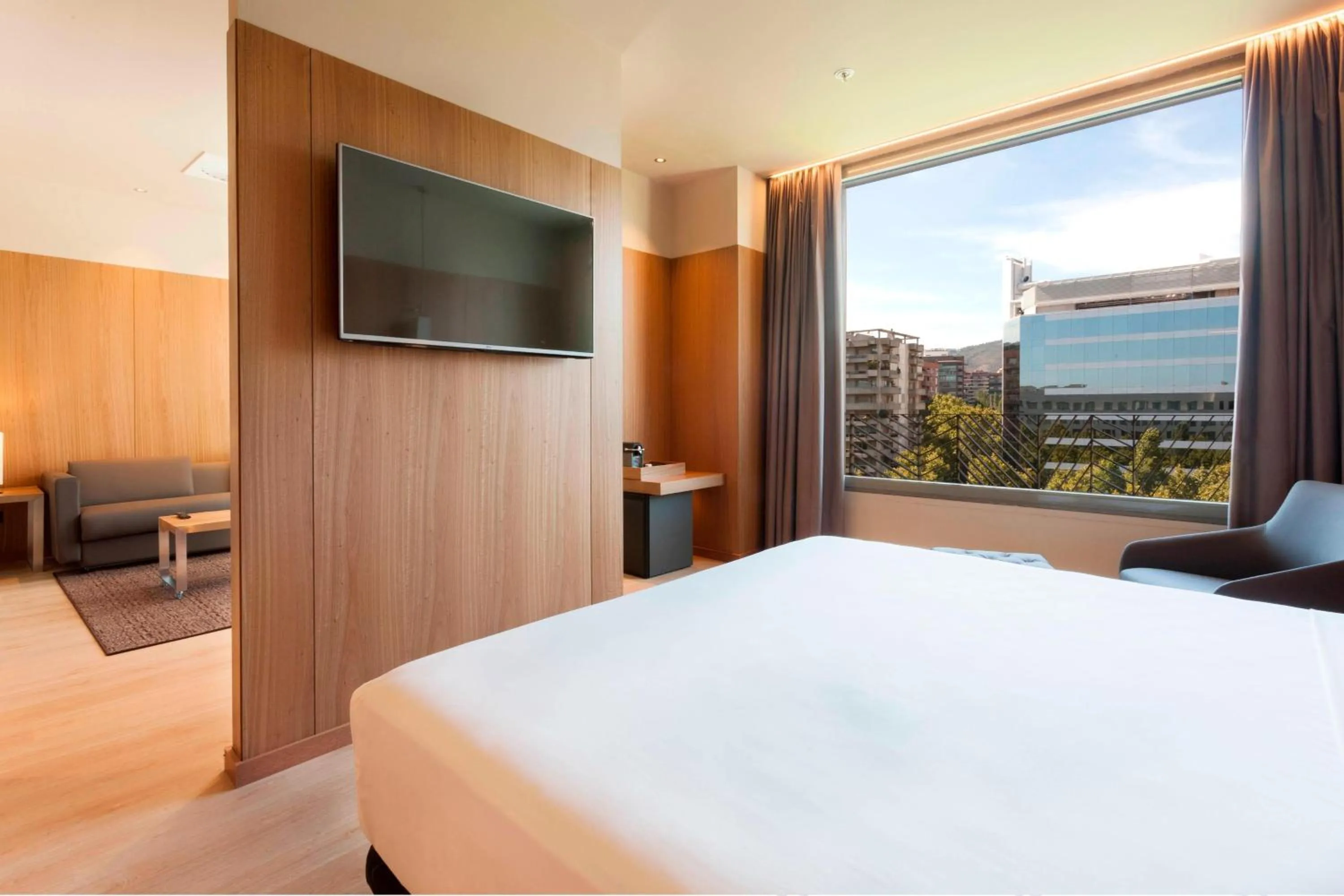 Bedroom, Bed in AC Hotel Diagonal L'Illa by Marriott